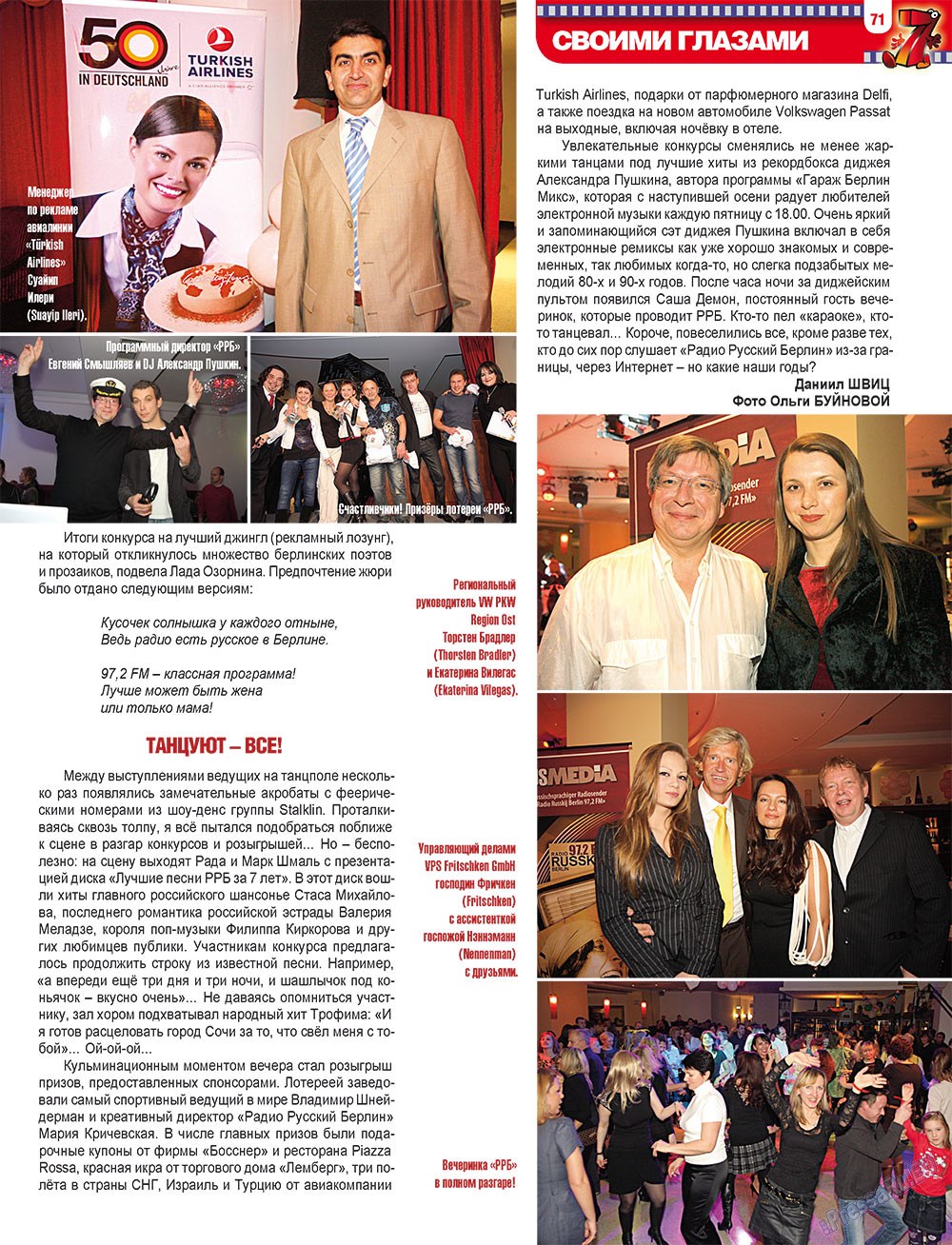 7plus7ja (Zeitschrift). 2010 Jahr, Ausgabe 47, Seite 71