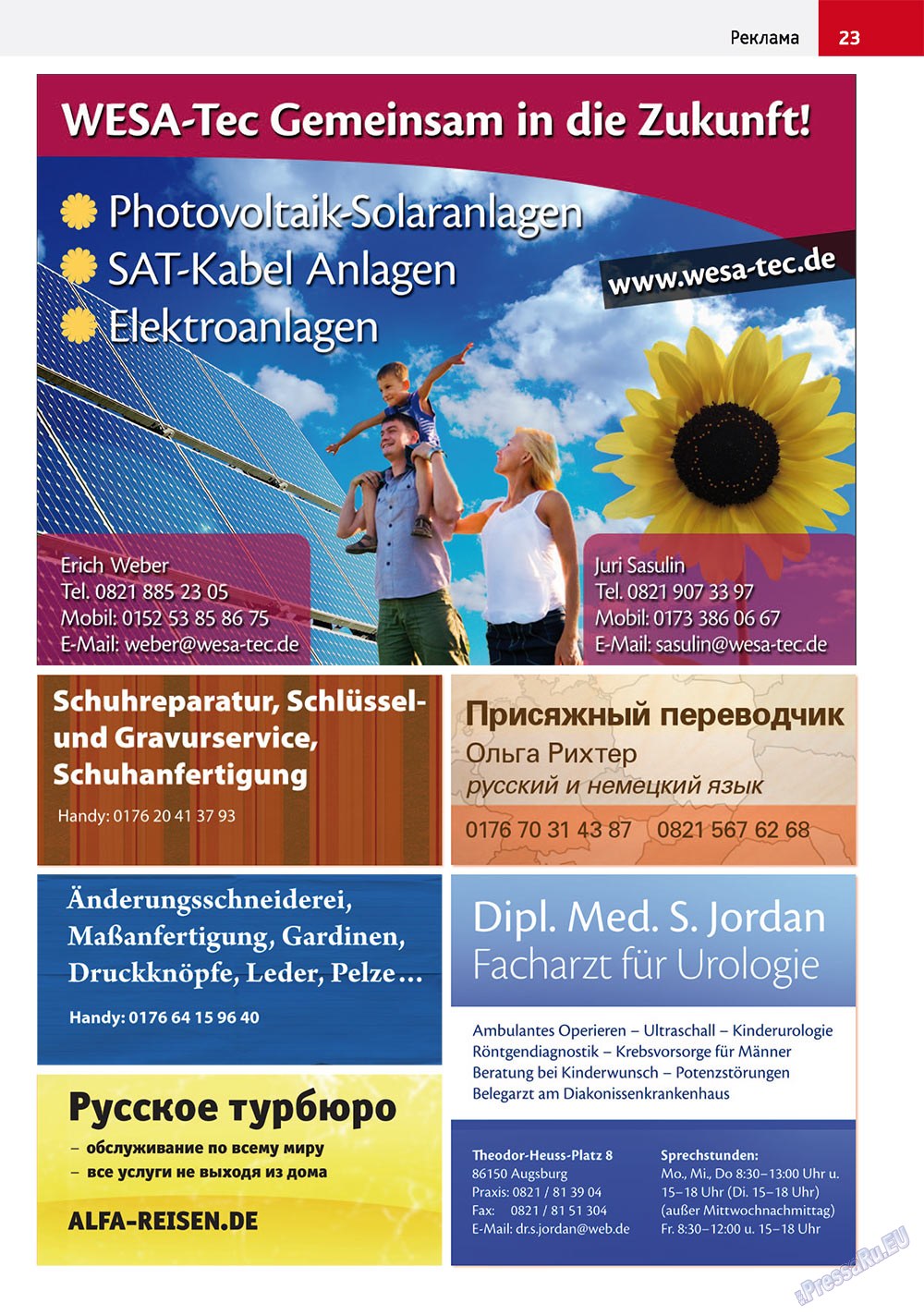 Afischa Augsburg (Zeitschrift). 2011 Jahr, Ausgabe 4, Seite 23