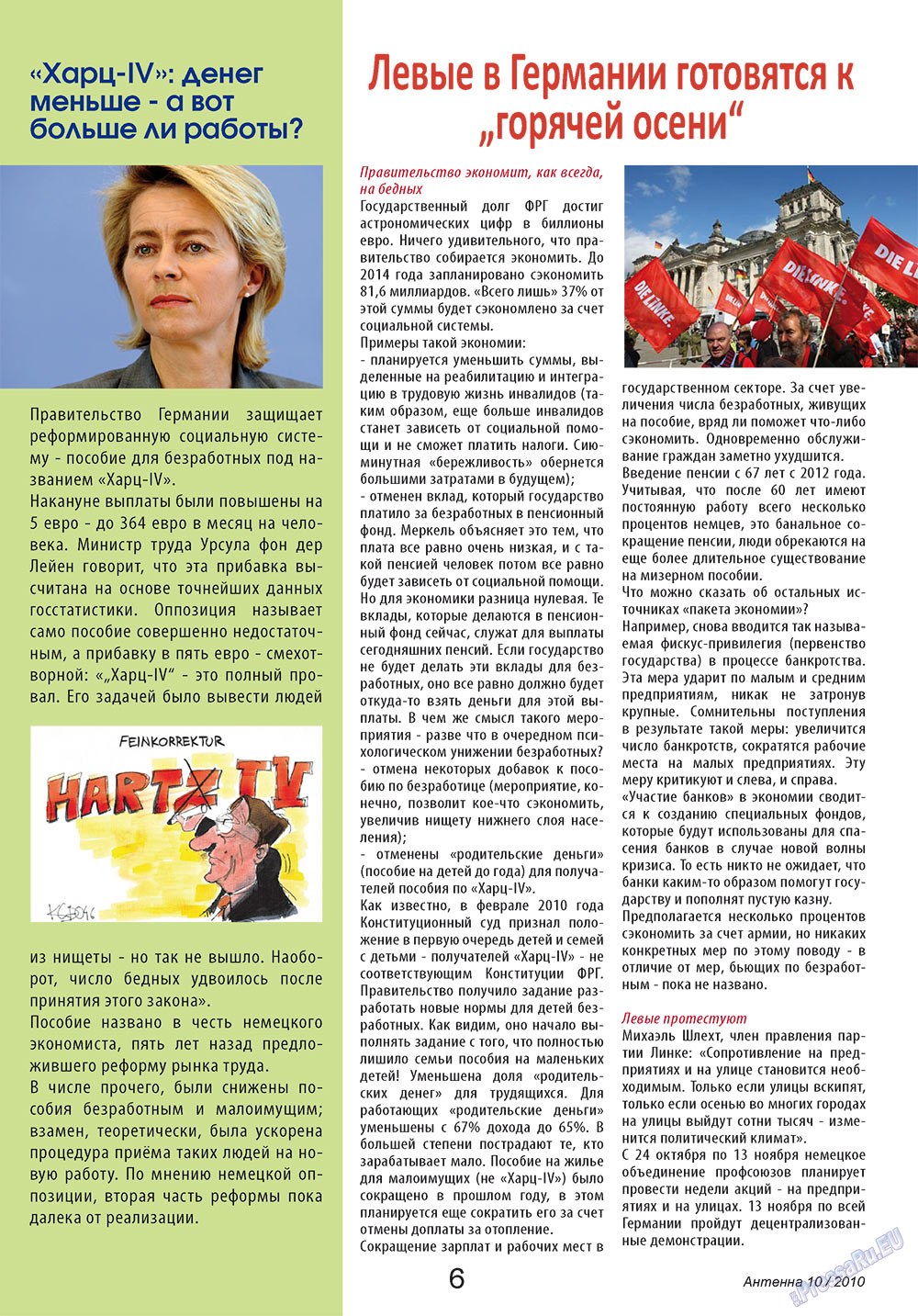 Antenne (Zeitschrift). 2010 Jahr, Ausgabe 10, Seite 6