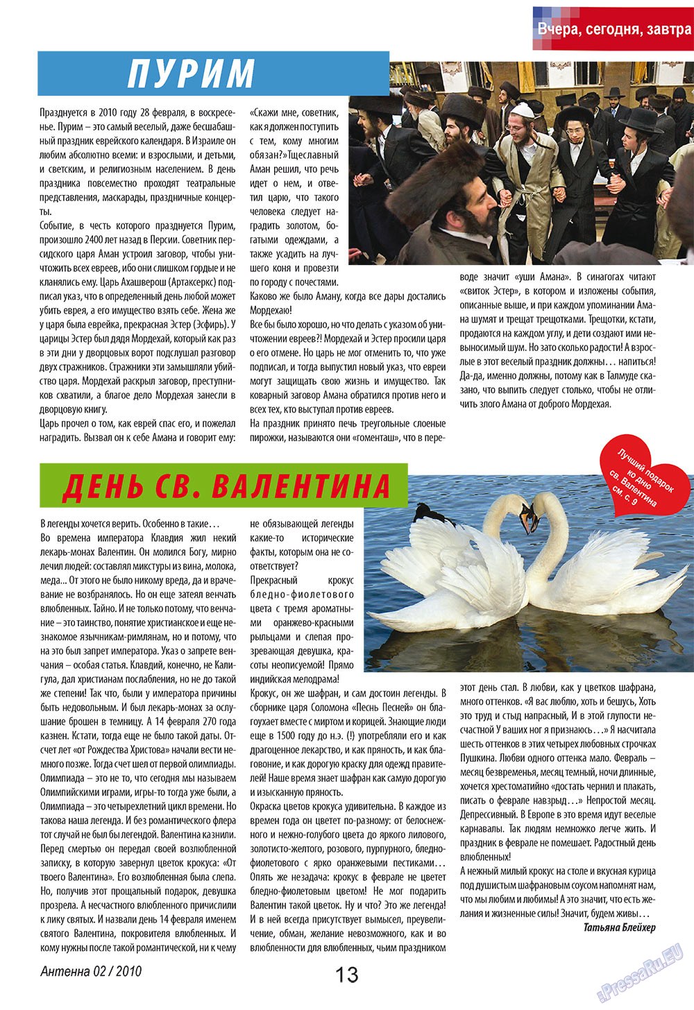 Antenne (Zeitschrift). 2010 Jahr, Ausgabe 2, Seite 13