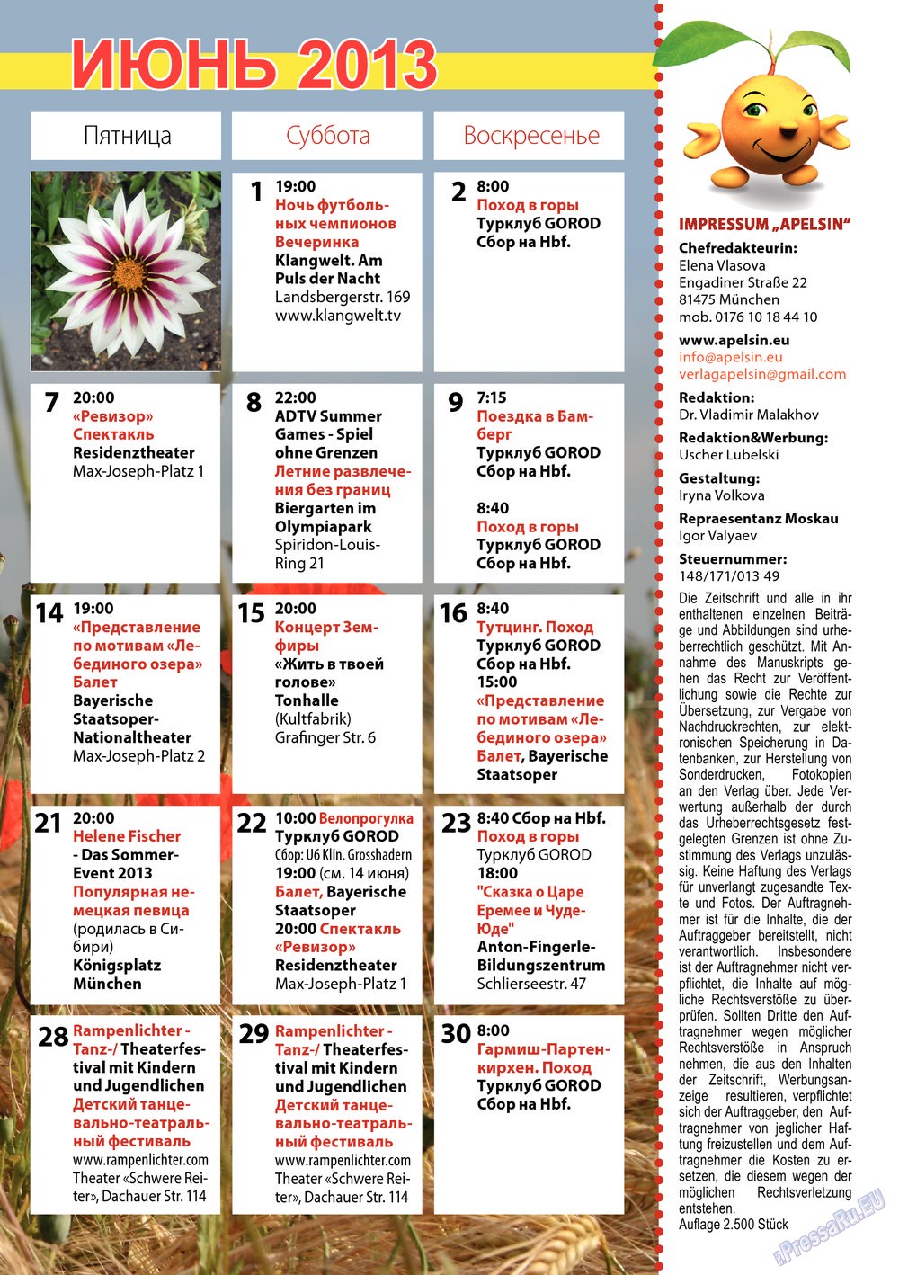 Apelsin (Zeitschrift). 2013 Jahr, Ausgabe 47, Seite 35