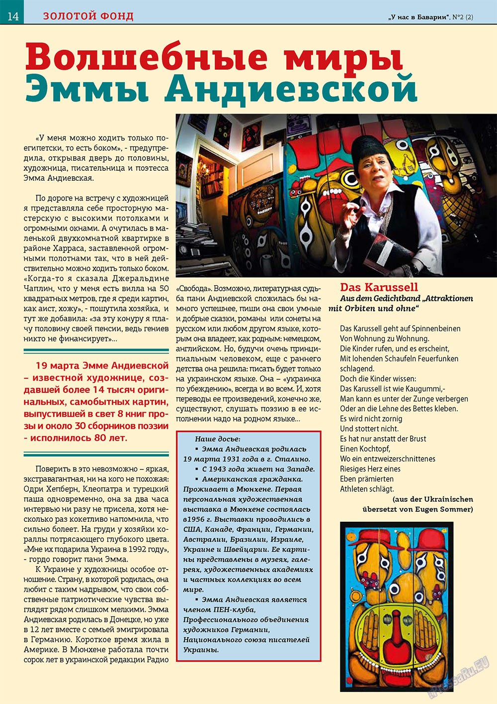 Bei uns in Bayern (Zeitschrift). 2011 Jahr, Ausgabe 2, Seite 14