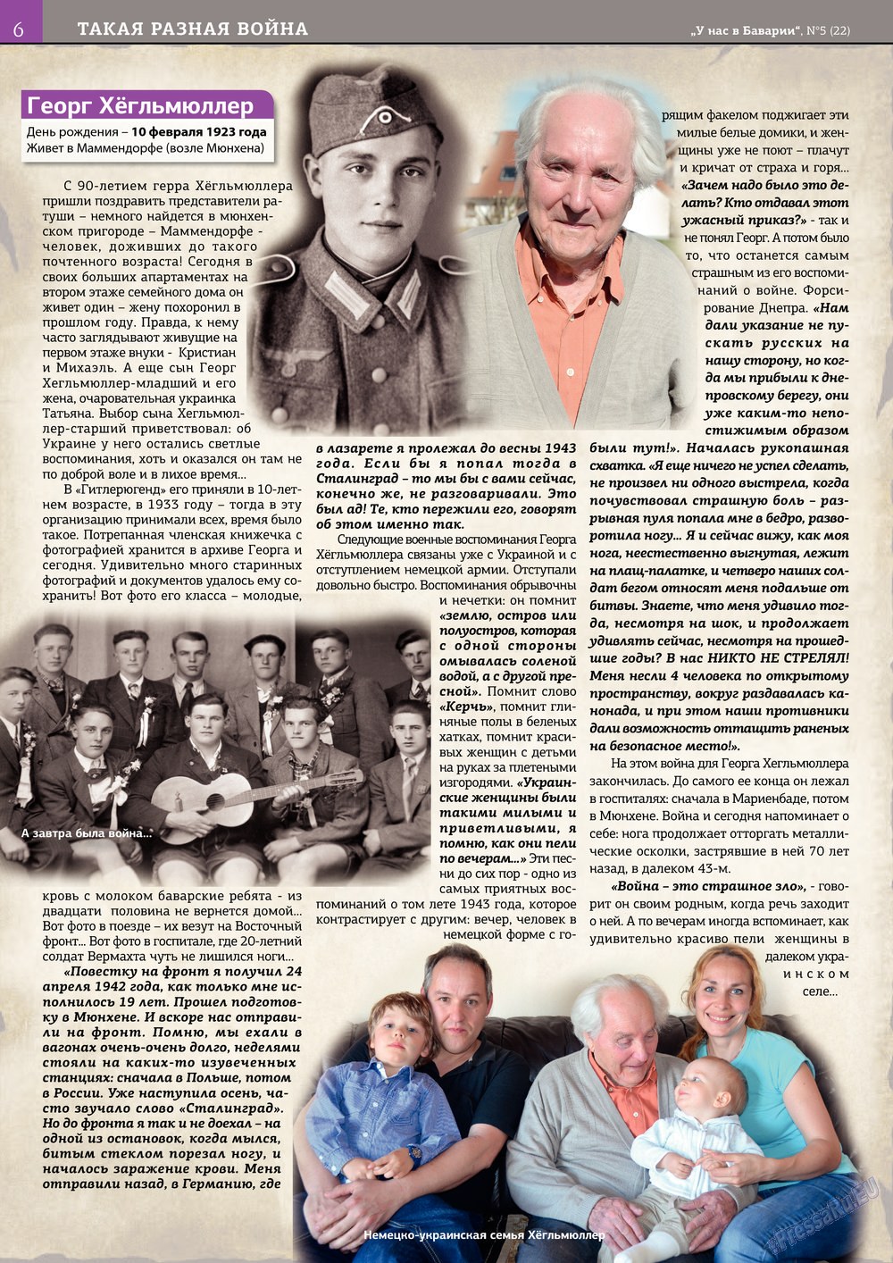 Bei uns in Bayern (Zeitschrift). 2013 Jahr, Ausgabe 22, Seite 6