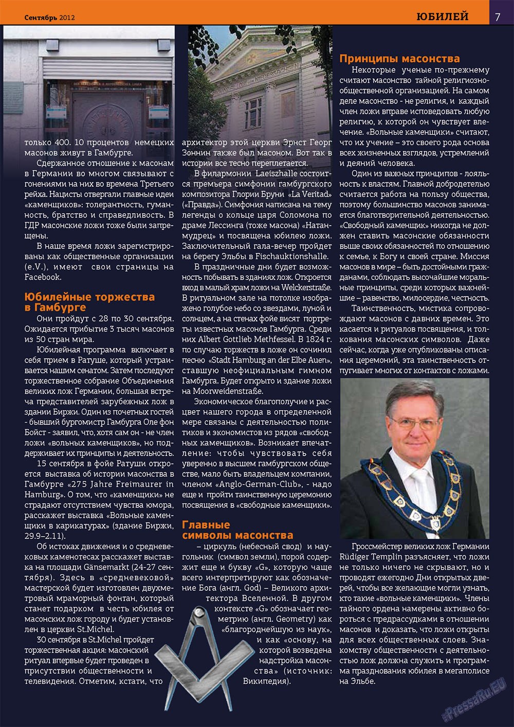 Bei uns in Hamburg (Zeitschrift). 2012 Jahr, Ausgabe 9, Seite 7