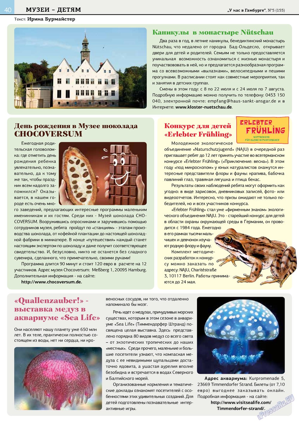 Bei uns in Hamburg (Zeitschrift). 2013 Jahr, Ausgabe 5, Seite 40