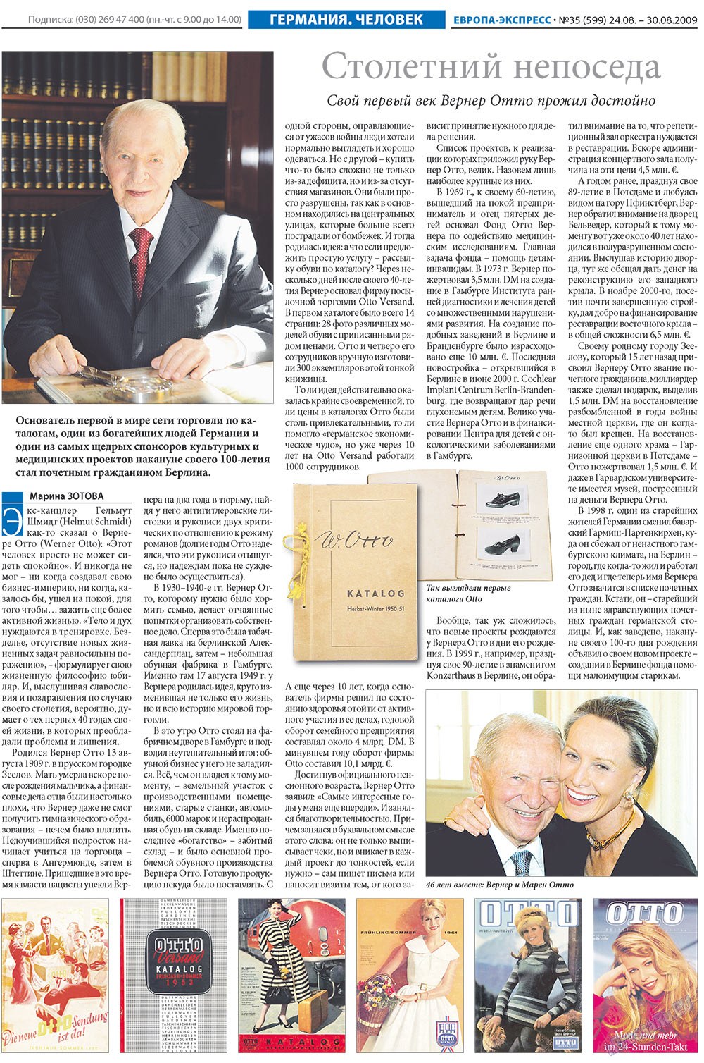 Europa Ekspress (Zeitung). 2009 Jahr, Ausgabe 35, Seite 4