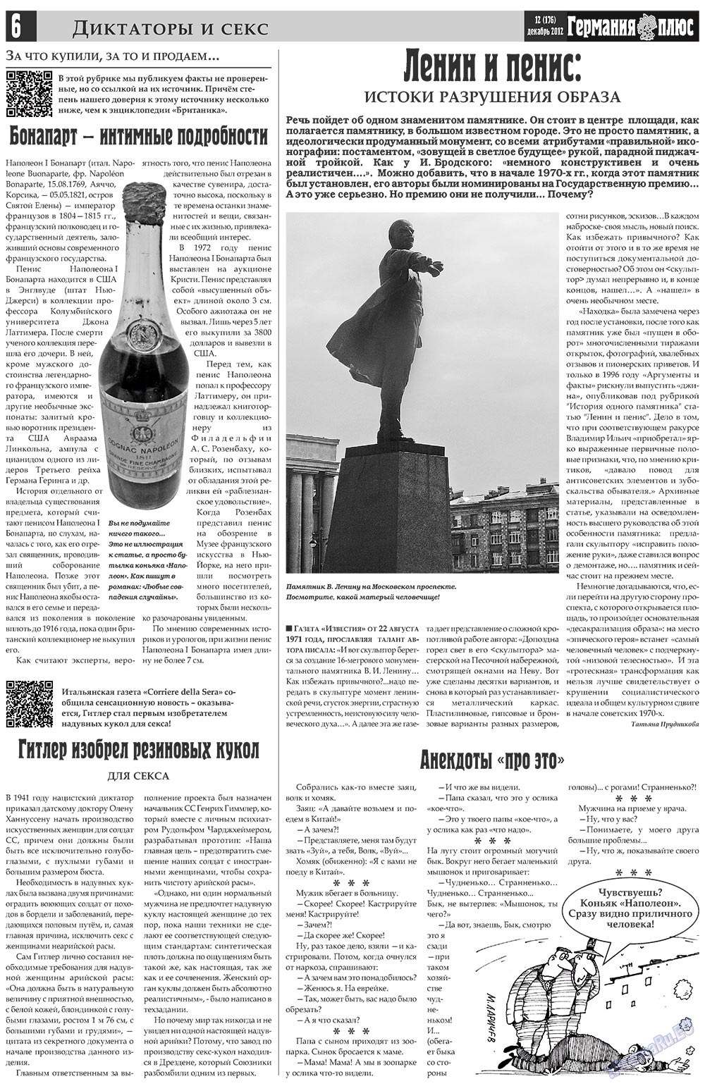 Germania Plus (Zeitung). 2012 Jahr, Ausgabe 12, Seite 6
