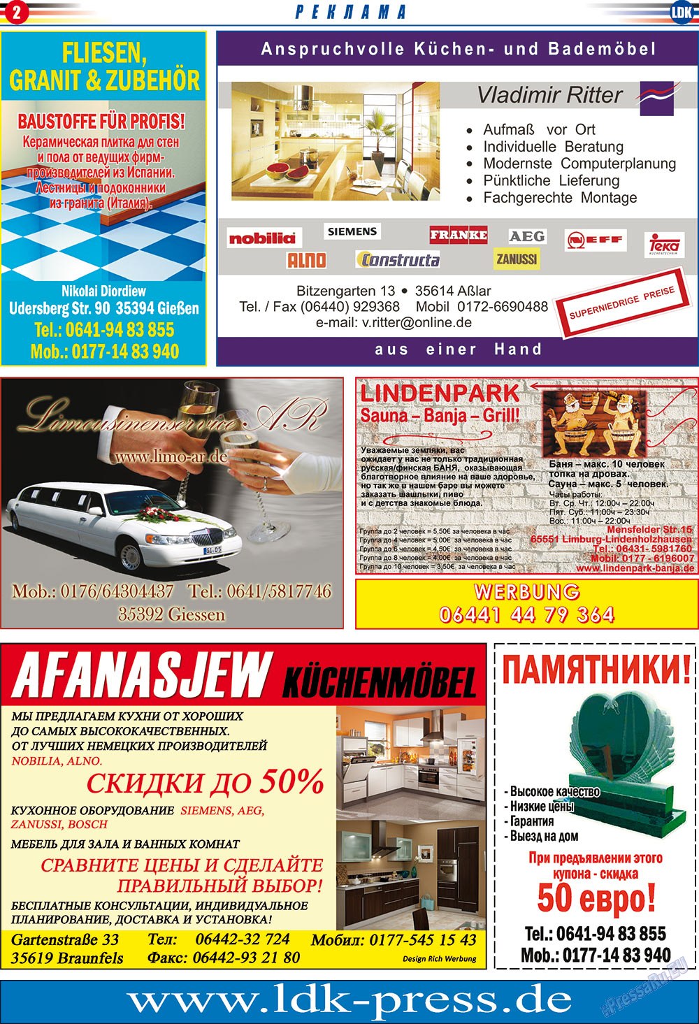 LDK auf Russisch (Zeitung). 2011 Jahr, Ausgabe 4, Seite 2
