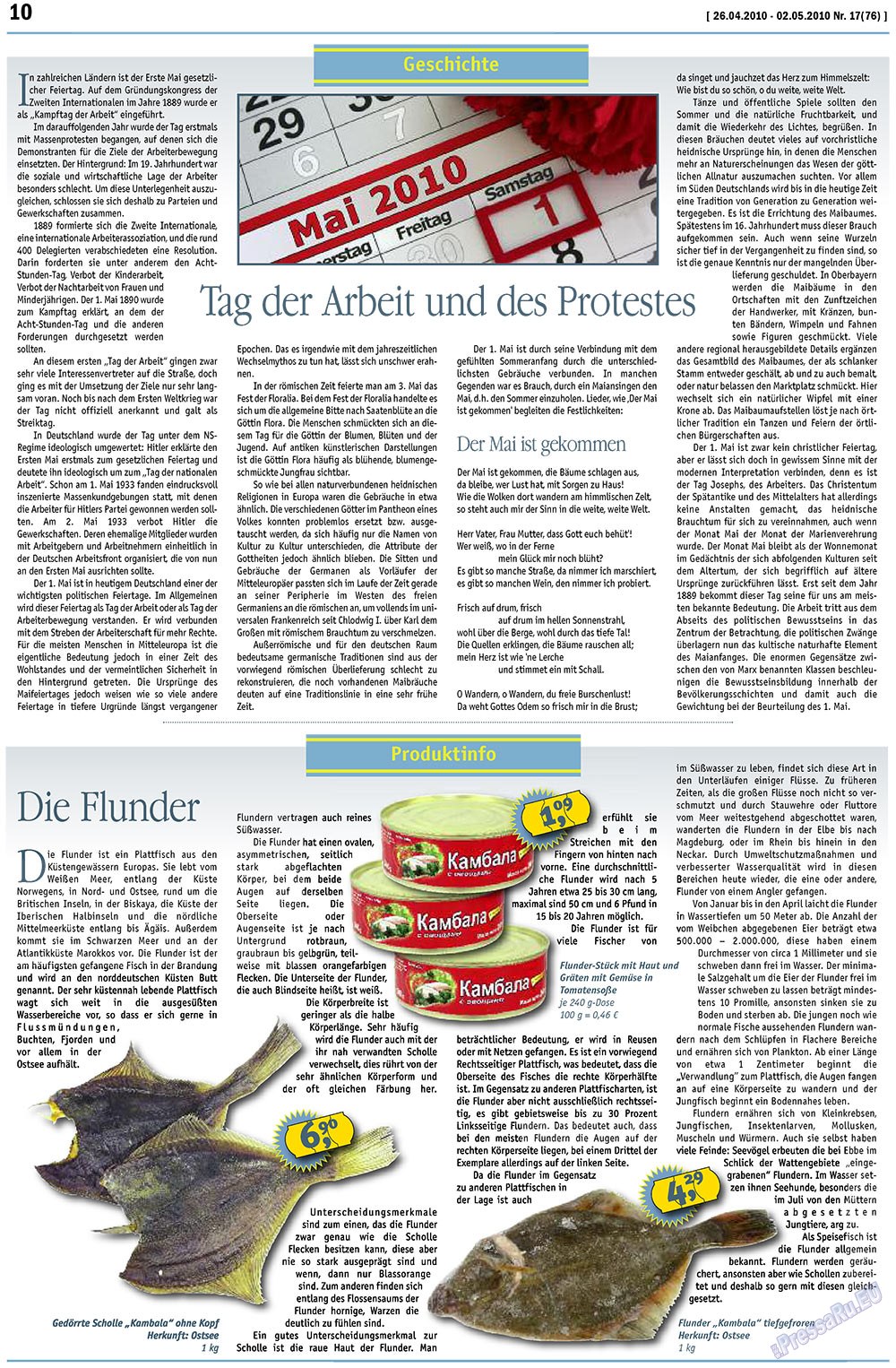 MIX-Markt Zeitung (Zeitung). 2010 Jahr, Ausgabe 17, Seite 10