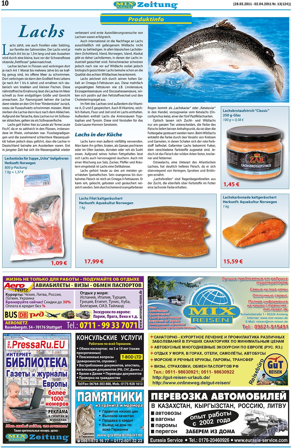 MIX-Markt Zeitung (Zeitung). 2011 Jahr, Ausgabe 13, Seite 10