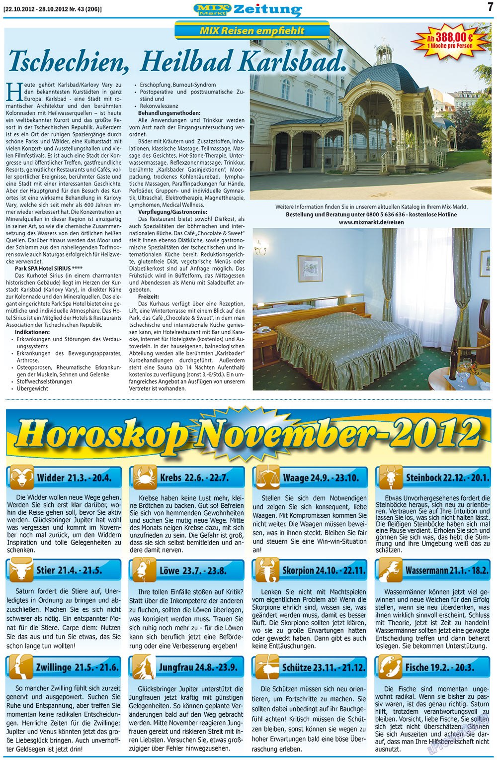 MIX-Markt Zeitung (Zeitung). 2012 Jahr, Ausgabe 43, Seite 7