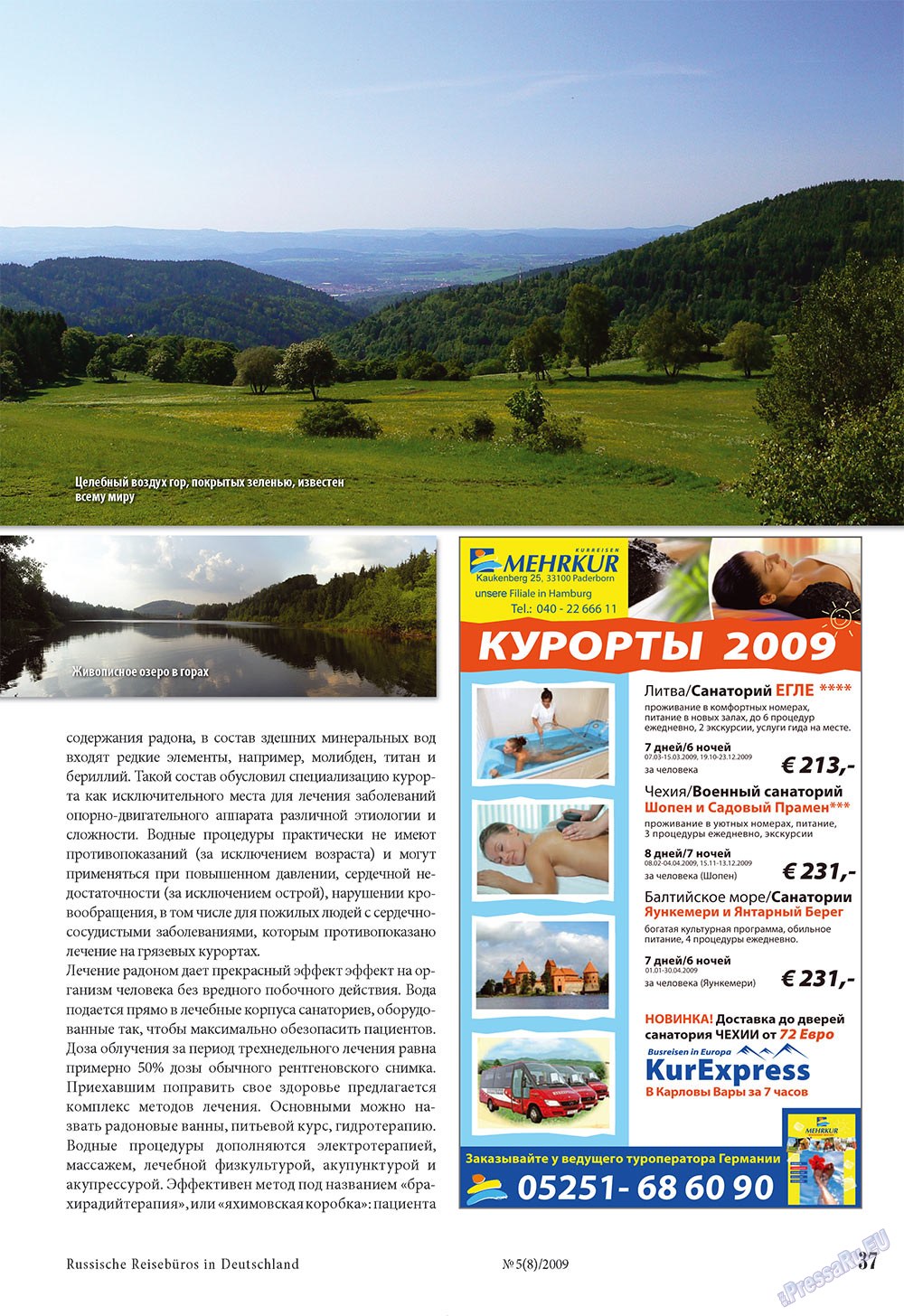 Unser Reiseburo (Zeitschrift). 2009 Jahr, Ausgabe 5, Seite 35