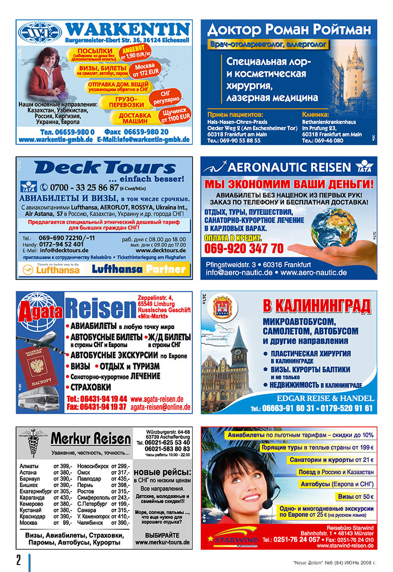Neue Zeiten (Zeitschrift). 2008 Jahr, Ausgabe 6, Seite 2