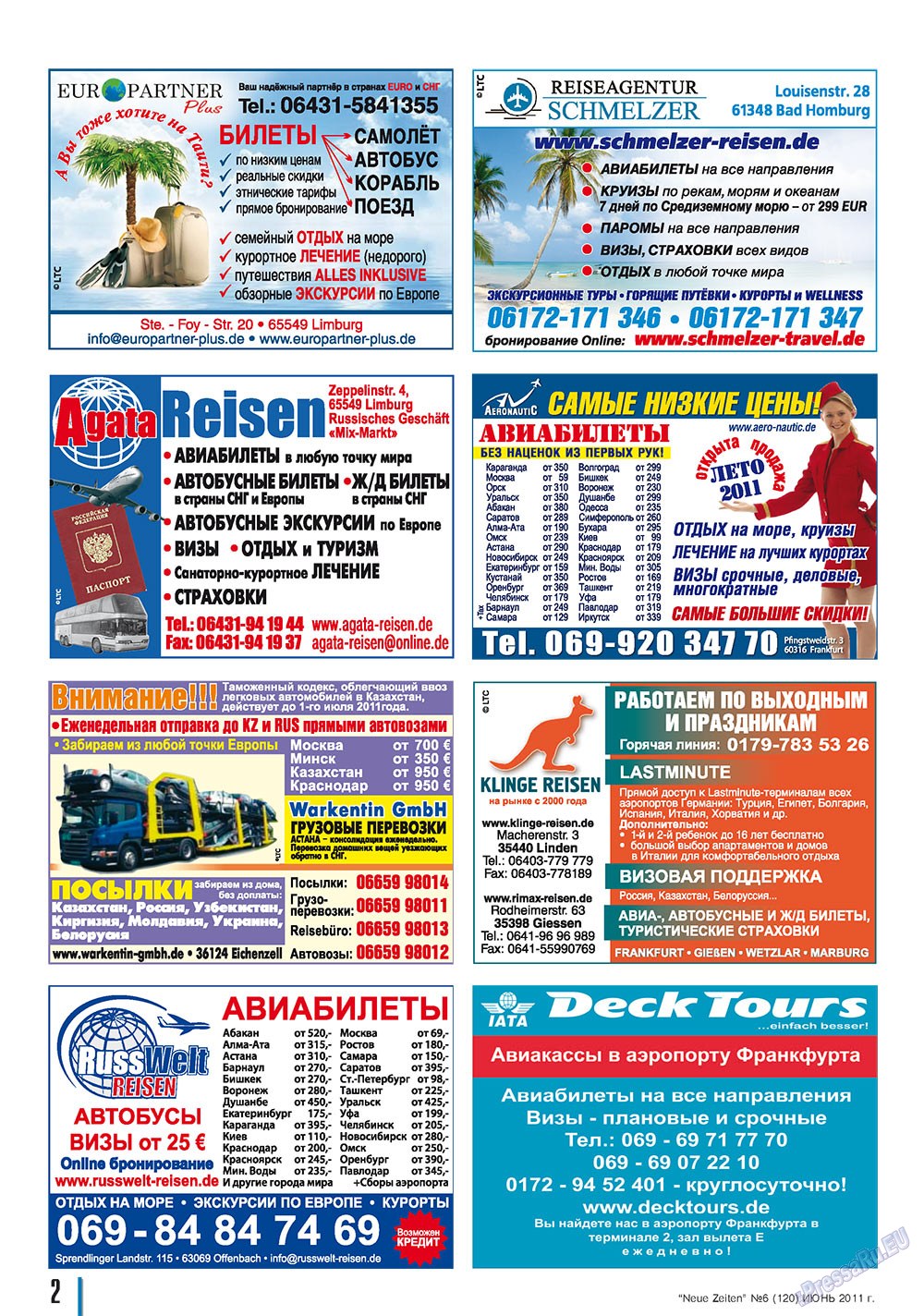Neue Zeiten (Zeitschrift). 2011 Jahr, Ausgabe 6, Seite 2