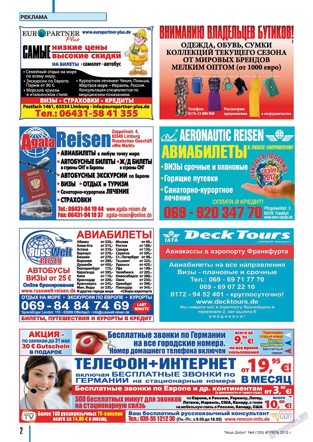 Neue Zeiten (Zeitschrift). 2012 Jahr, Ausgabe 4, Seite 2