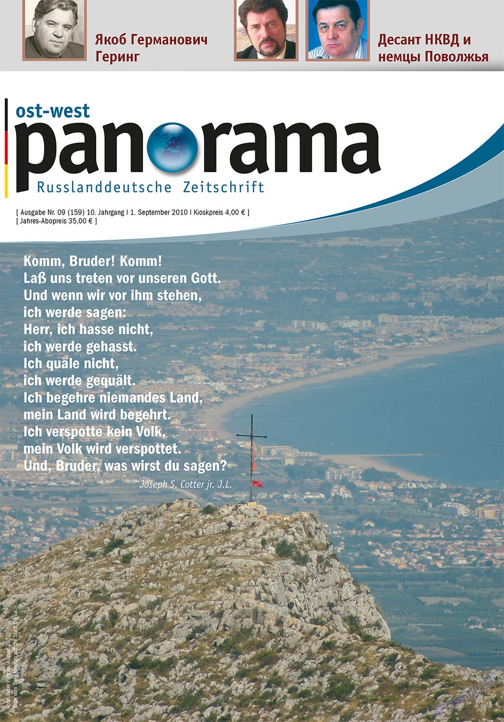 Ost-West Panorama (Zeitschrift). 2010 Jahr, Ausgabe 9, Seite 1