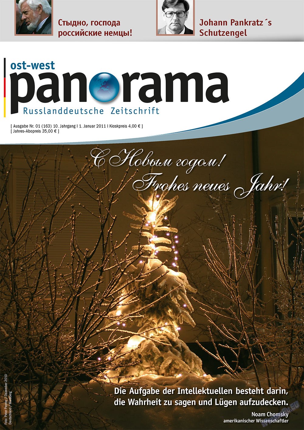 Ost-West Panorama (Zeitschrift). 2011 Jahr, Ausgabe 1, Seite 1