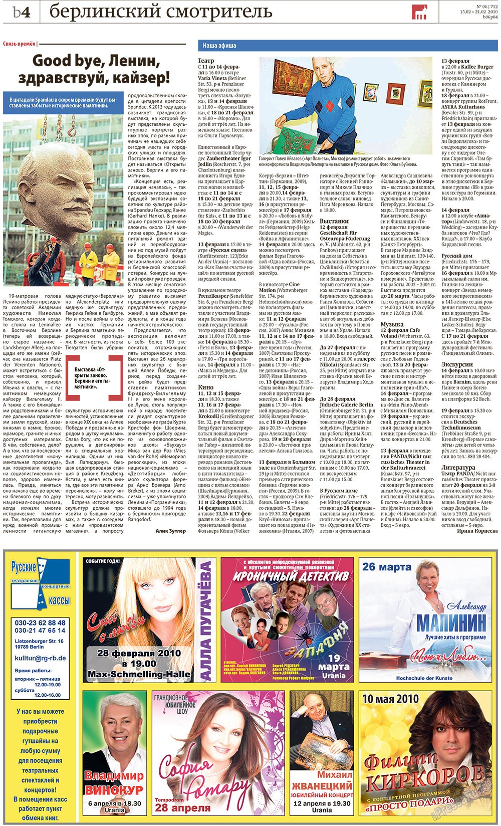 Redakzija Berlin (Zeitung). 2010 Jahr, Ausgabe 6, Seite 24