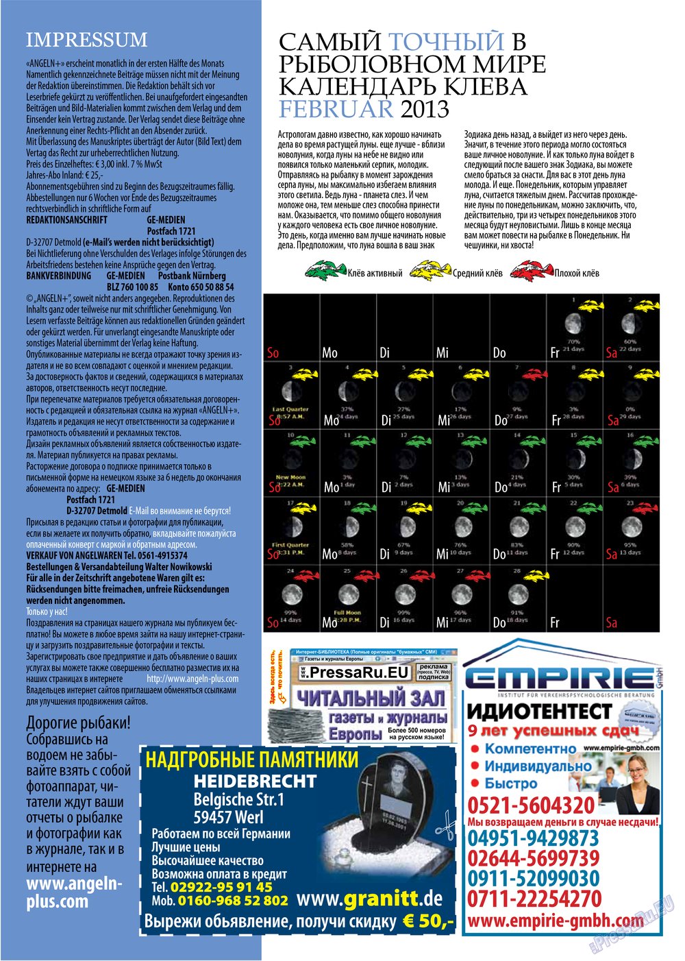 Angeln Plus (Zeitschrift). 2013 Jahr, Ausgabe 2, Seite 31