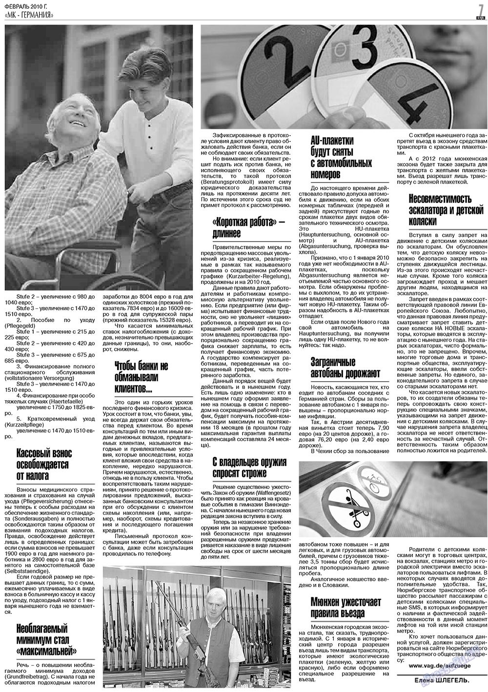 MK-Germany Landsleute (Zeitung). 2010 Jahr, Ausgabe 2, Seite 7
