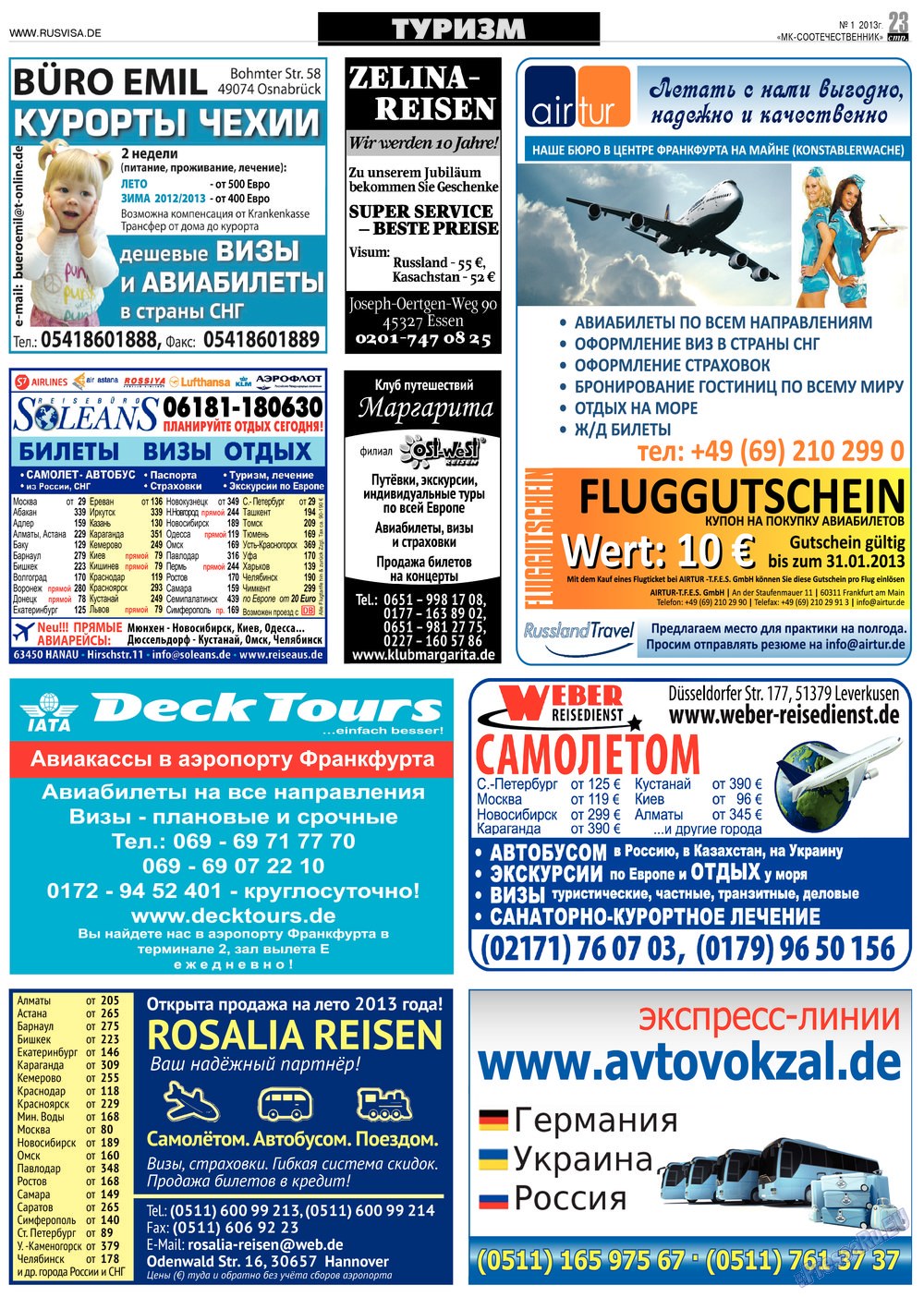 MK-Germany Landsleute (Zeitung). 2013 Jahr, Ausgabe 1, Seite 23
