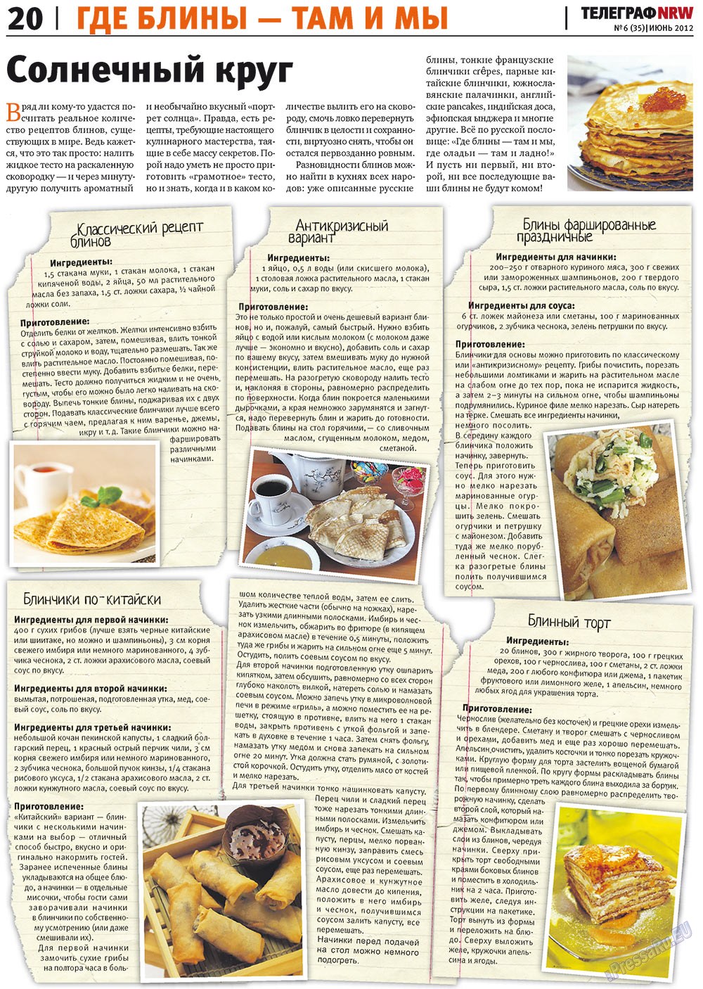 Telegraf NRW (Zeitung). 2012 Jahr, Ausgabe 6, Seite 20