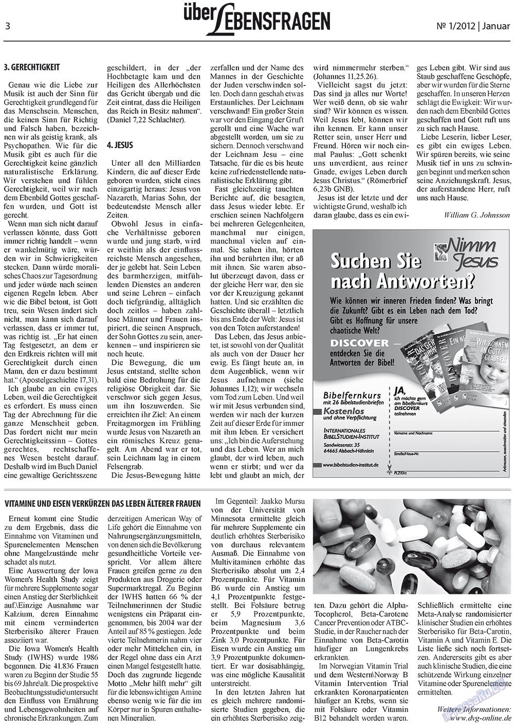 Ewiger Schatz (Zeitung). 2012 Jahr, Ausgabe 1, Seite 24
