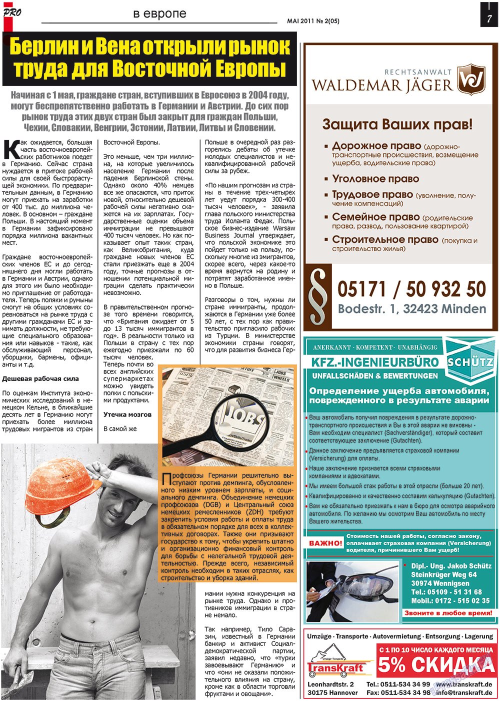 Vsje pro vsje (Zeitung). 2011 Jahr, Ausgabe 2, Seite 7