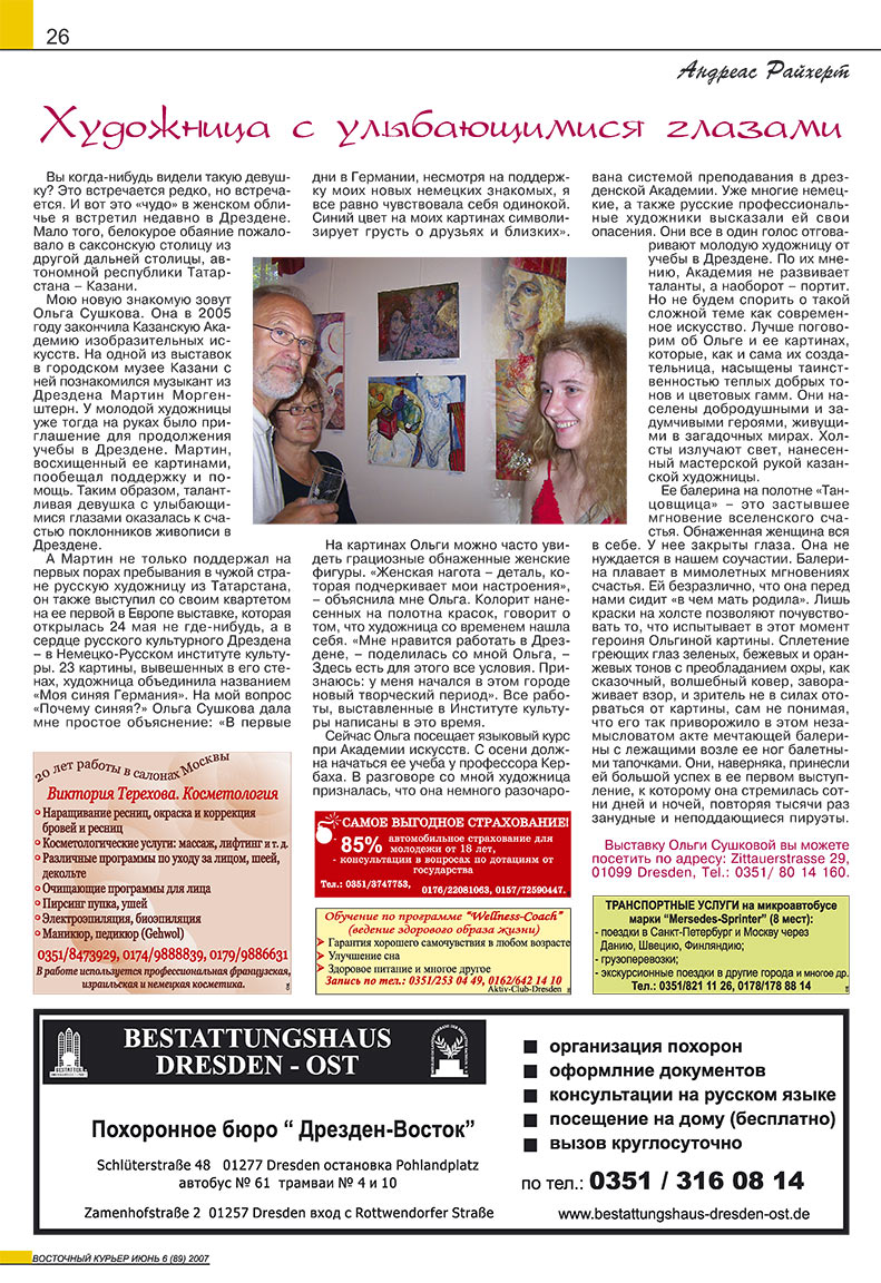 Ost-Kurier (Zeitschrift). 2007 Jahr, Ausgabe 6, Seite 26