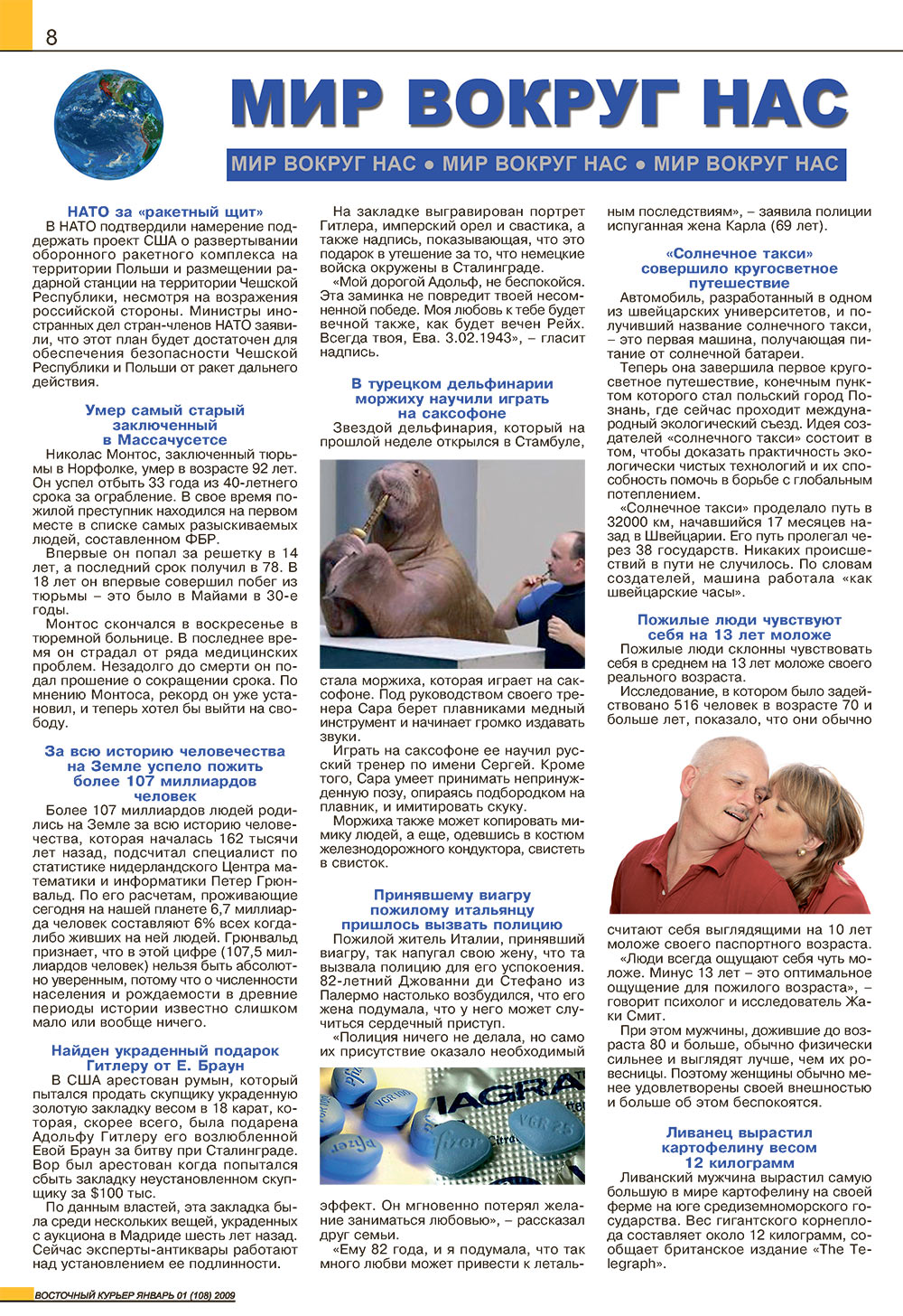 Ost-Kurier (Zeitschrift). 2009 Jahr, Ausgabe 1, Seite 8