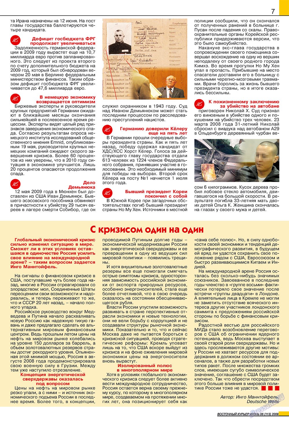 Ost-Kurier (Zeitschrift). 2009 Jahr, Ausgabe 6, Seite 7