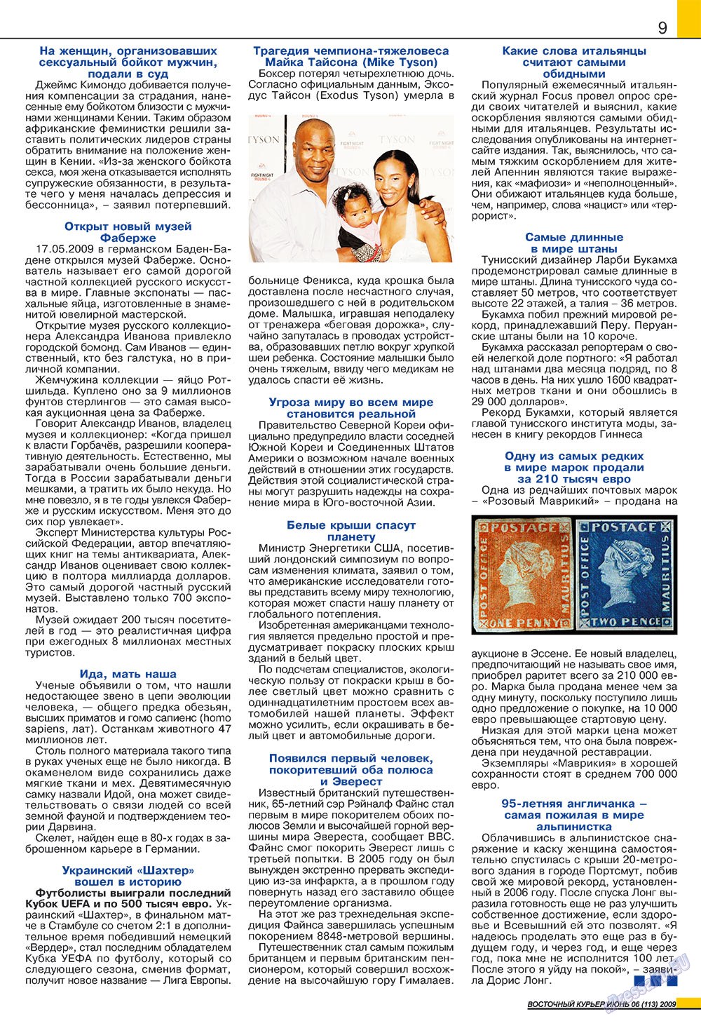 Ost-Kurier (Zeitschrift). 2009 Jahr, Ausgabe 6, Seite 9