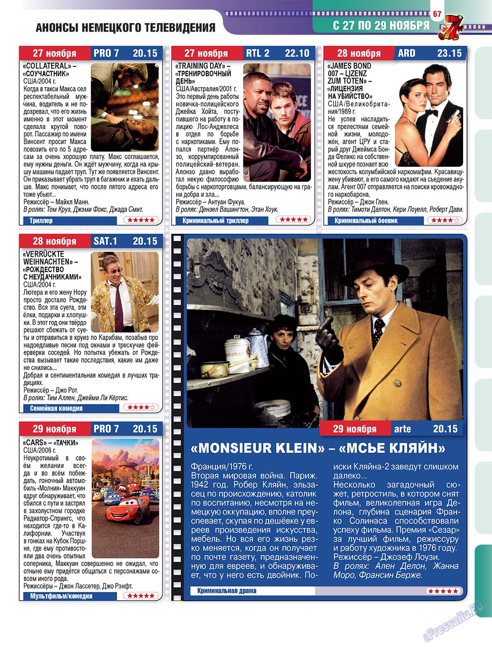 7plus7ja (Zeitschrift). 2009 Jahr, Ausgabe 47, Seite 67