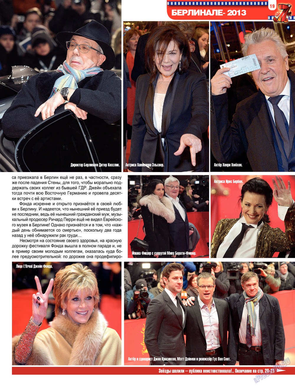 7plus7ja (Zeitschrift). 2013 Jahr, Ausgabe 7, Seite 19