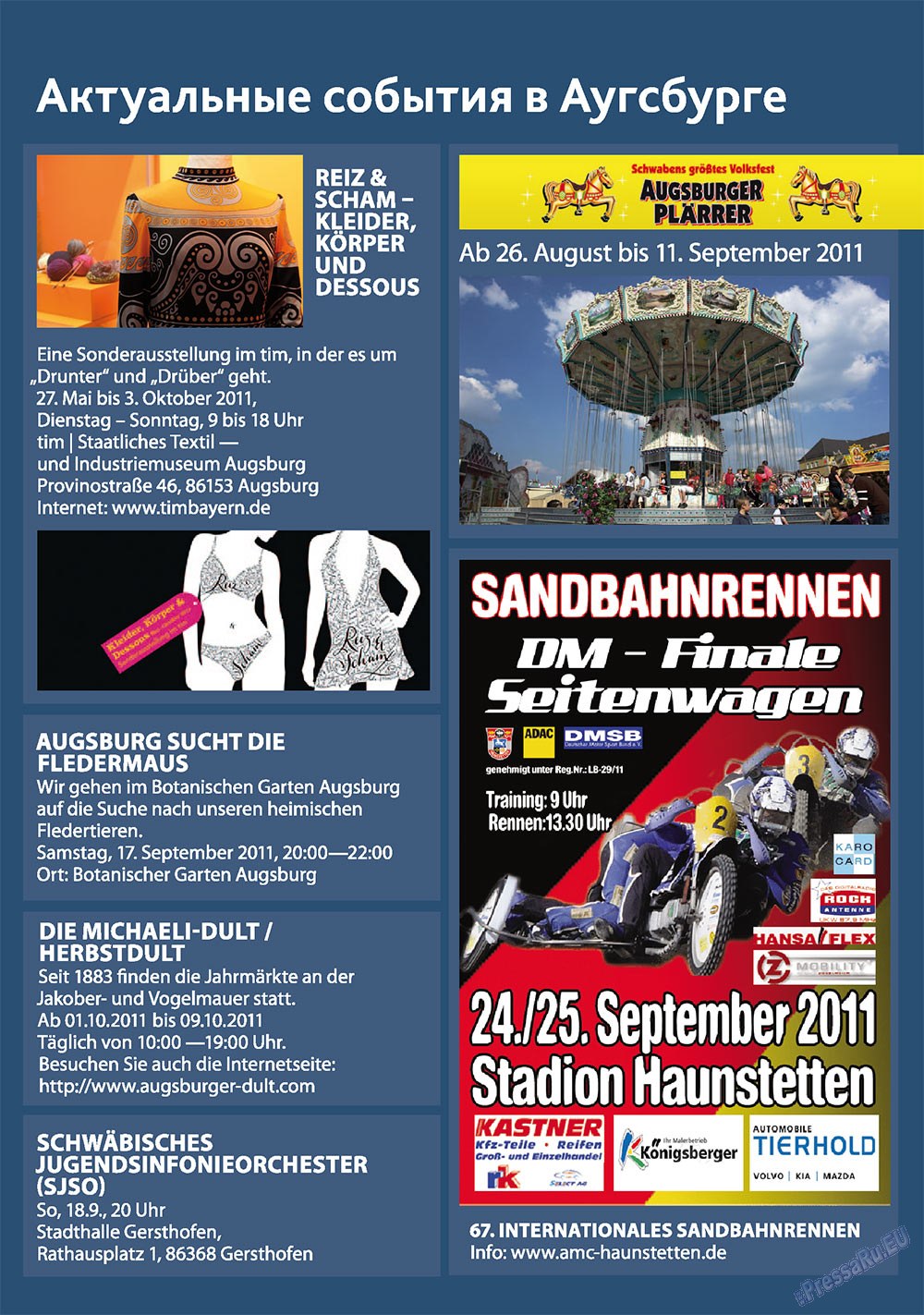 Afischa Augsburg (Zeitschrift). 2011 Jahr, Ausgabe 9, Seite 9