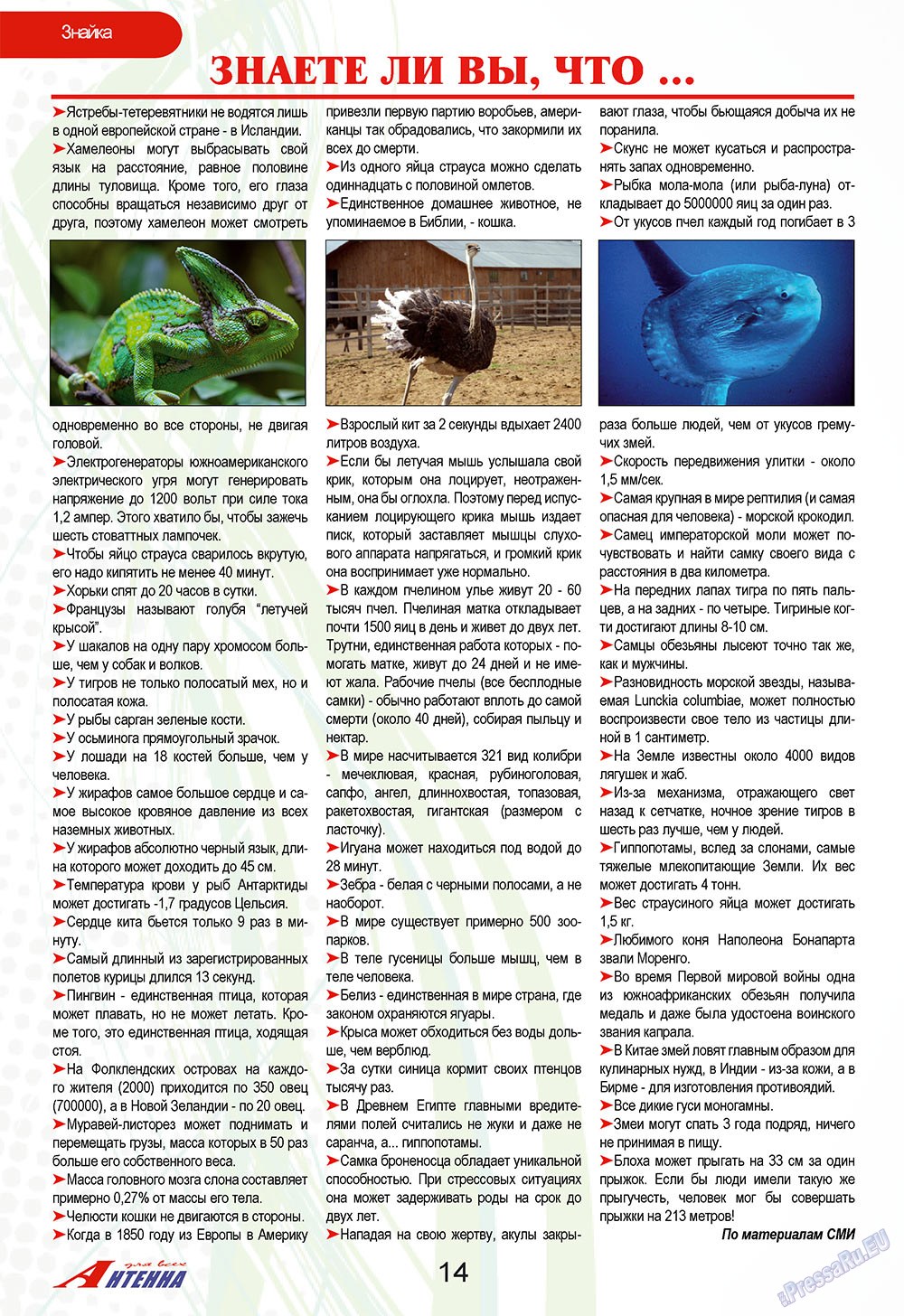 Antenne (Zeitschrift). 2009 Jahr, Ausgabe 4, Seite 14