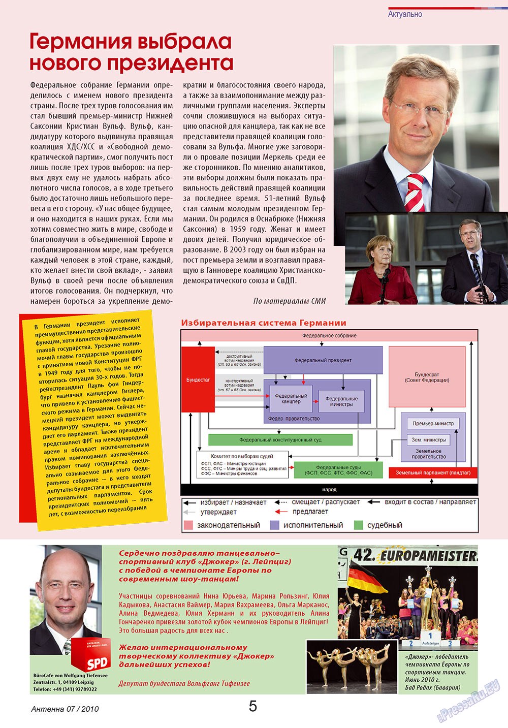 Antenne (Zeitschrift). 2010 Jahr, Ausgabe 7, Seite 5
