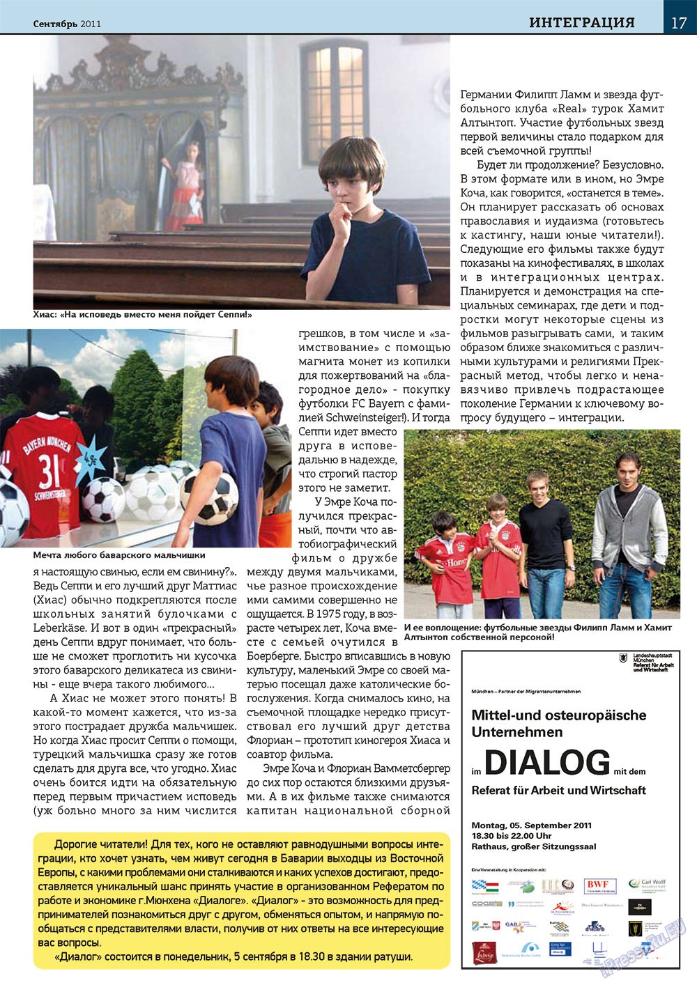 Bei uns in Bayern (Zeitschrift). 2011 Jahr, Ausgabe 6, Seite 17