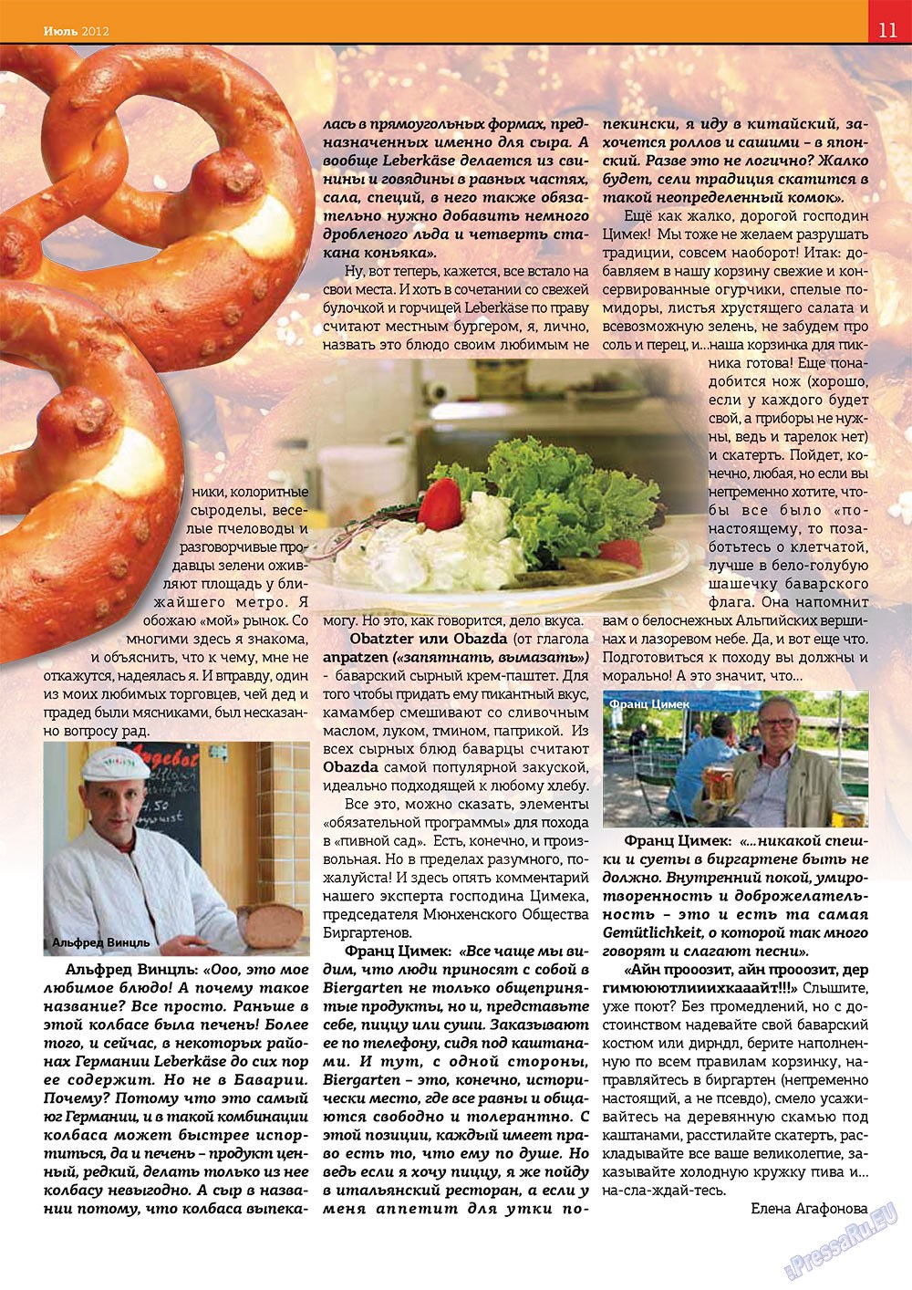 Bei uns in Bayern (Zeitschrift). 2012 Jahr, Ausgabe 6, Seite 11
