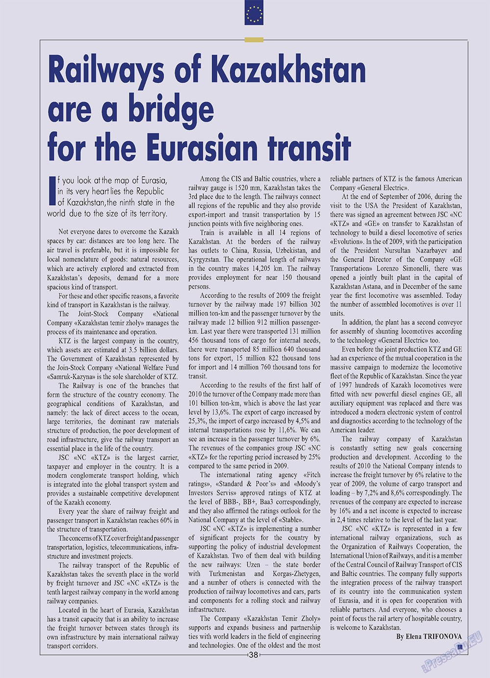 European meridian (Zeitschrift). 2010 Jahr, Ausgabe 5, Seite 40