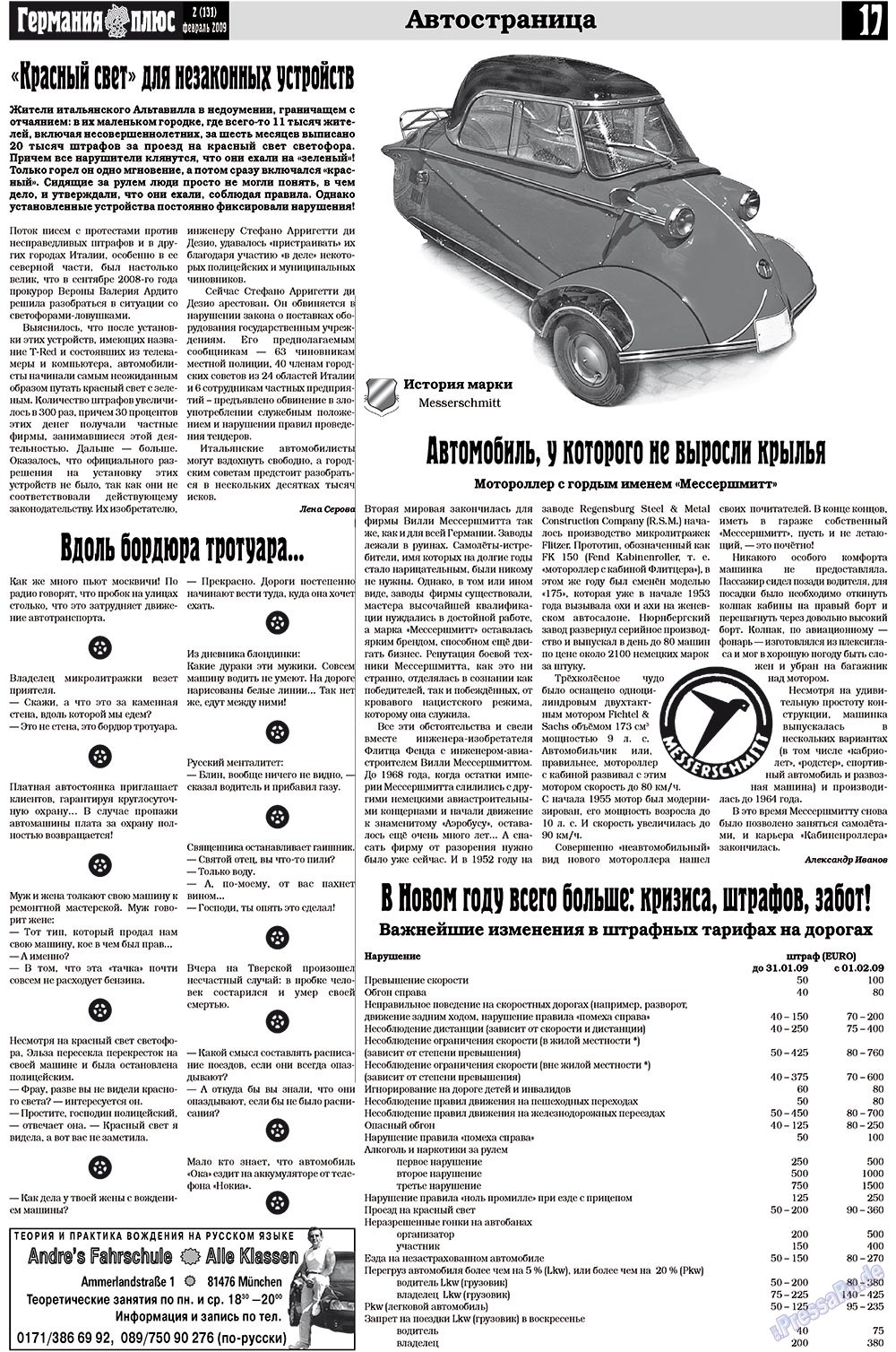 Germania Plus (Zeitung). 2009 Jahr, Ausgabe 2, Seite 21
