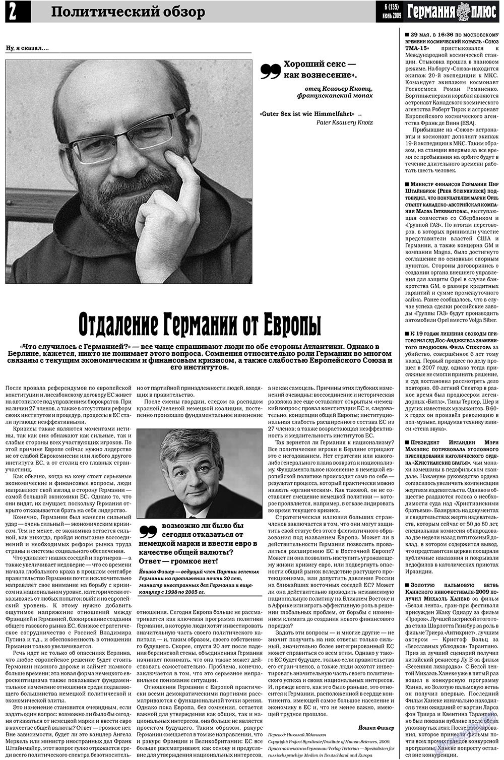 Germania Plus (Zeitung). 2009 Jahr, Ausgabe 6, Seite 2