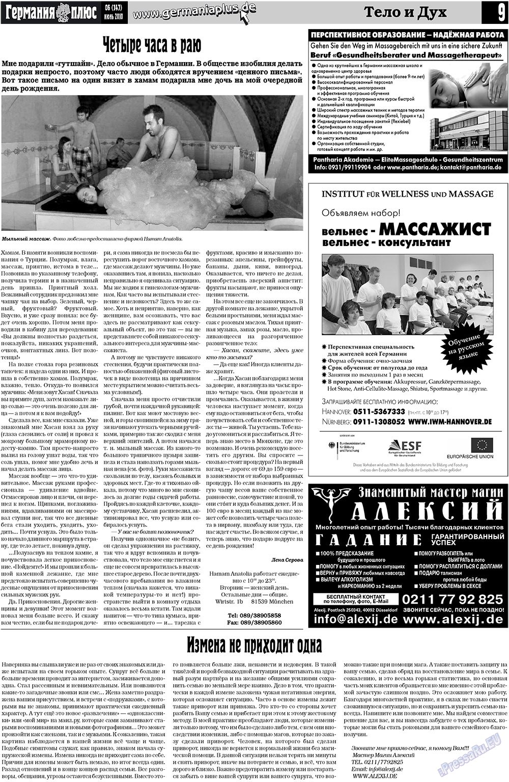 Germania Plus (Zeitung). 2010 Jahr, Ausgabe 6, Seite 9