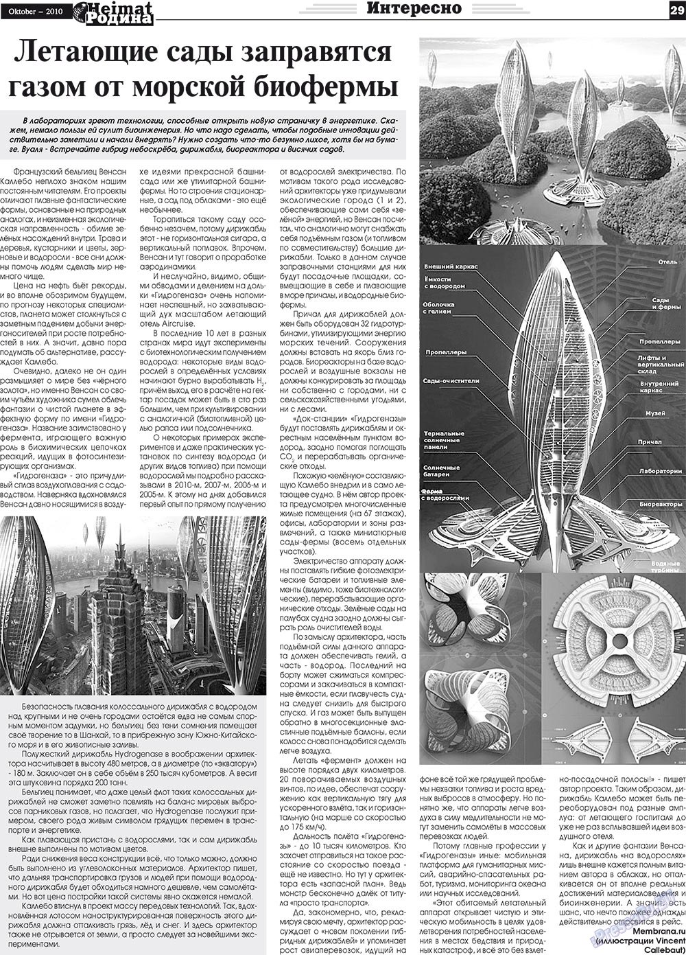 Heimat-Родина (газета). 2010 год, номер 10, стр. 29