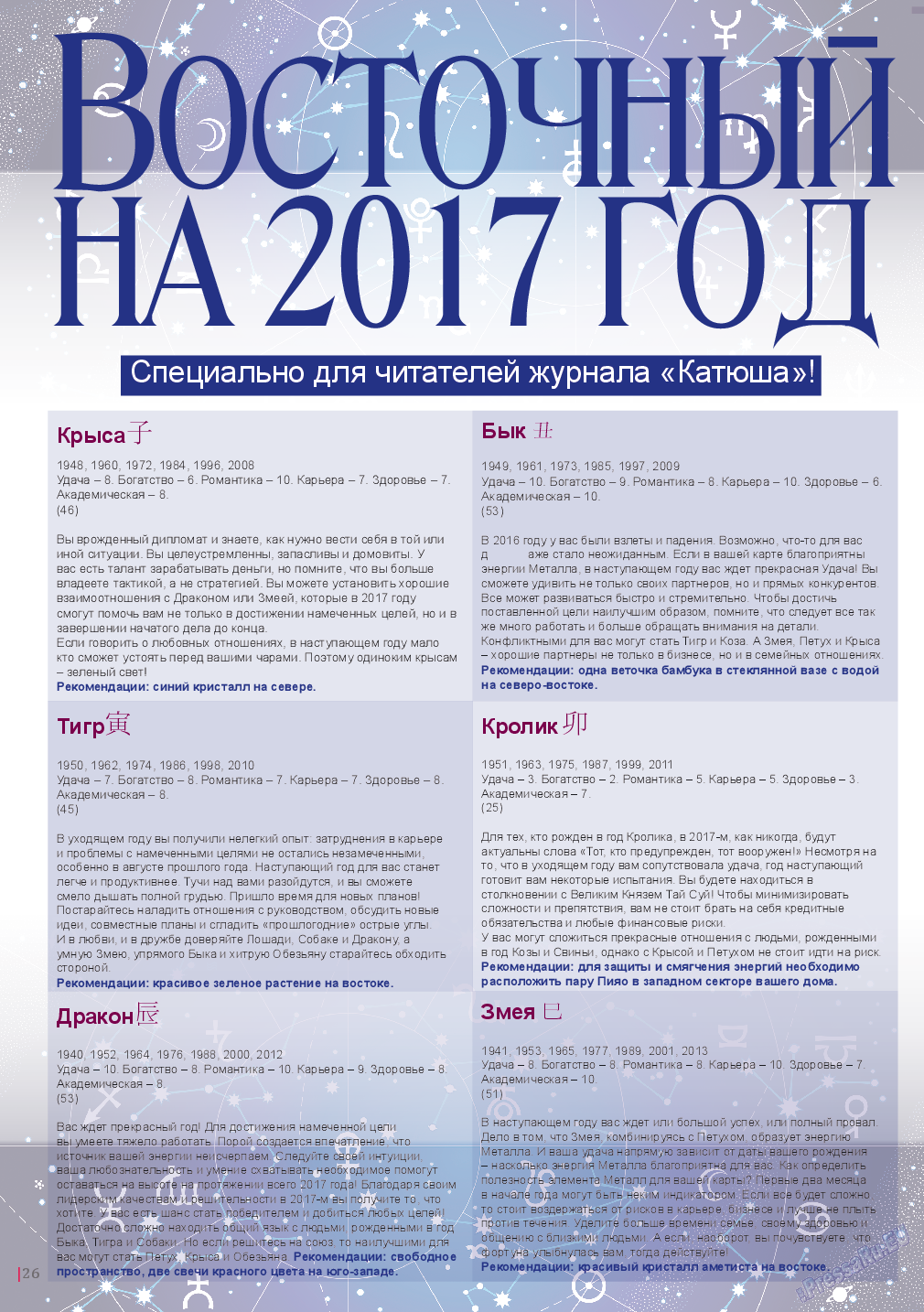 Катюша (журнал). 2017 год, номер 53, стр. 26
