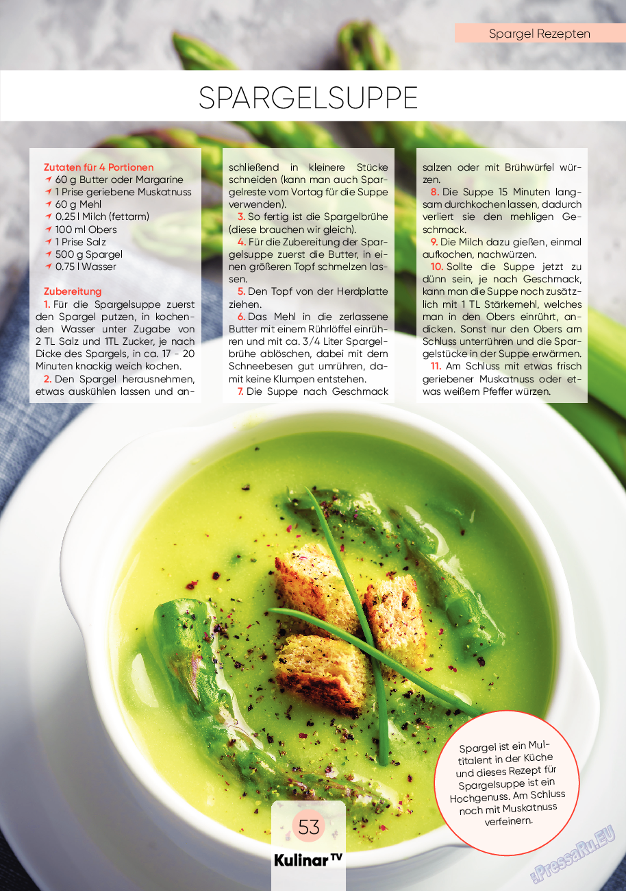 Kulinar TV, журнал. 2021 №6 стр.53