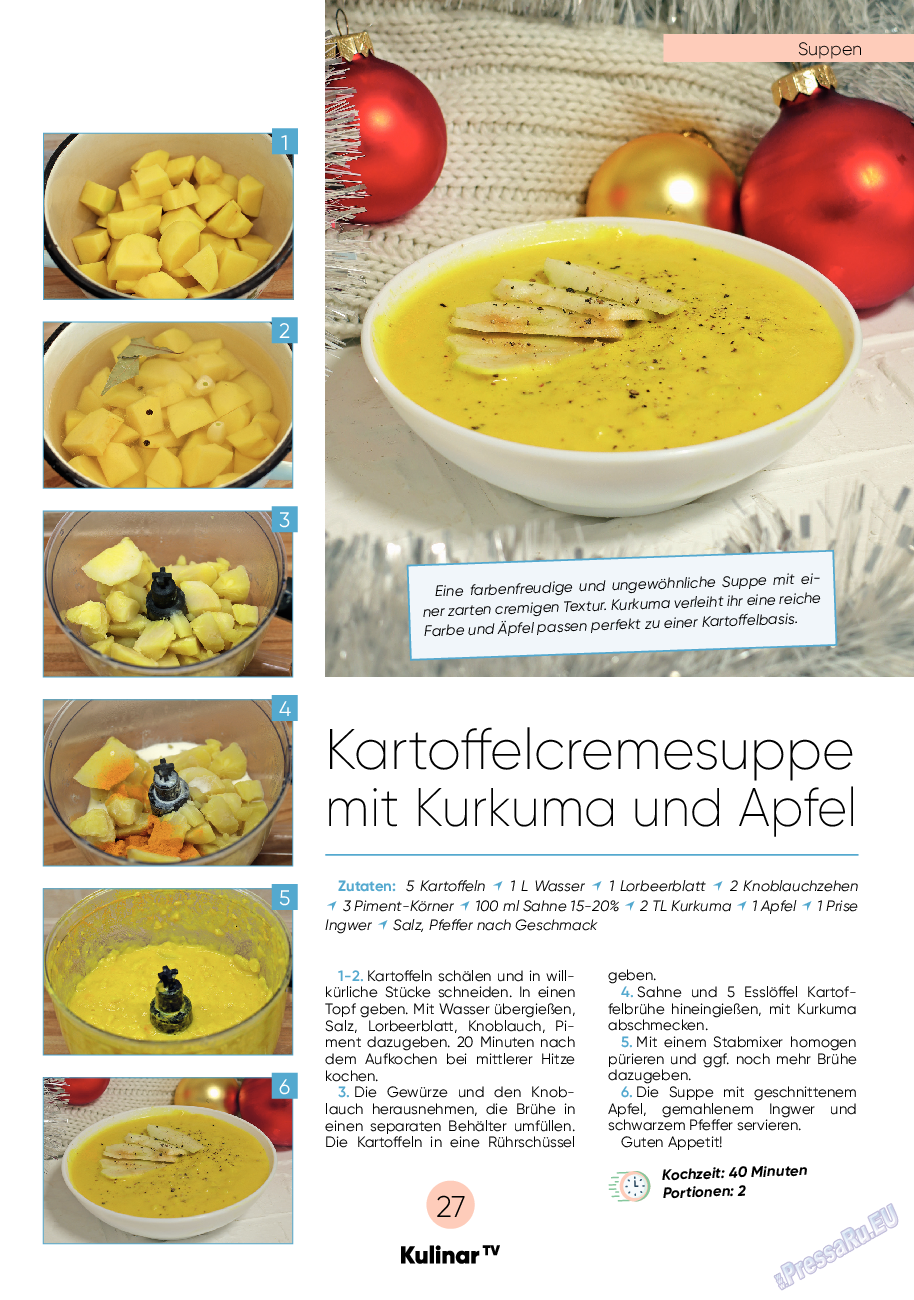 Kulinar TV, журнал. 2022 №12 стр.27