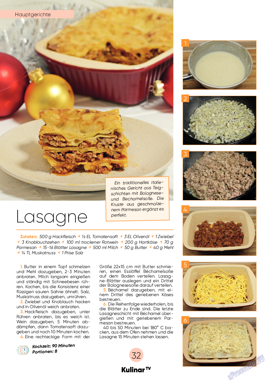 Kulinar TV, журнал. 2022 №12 стр.32