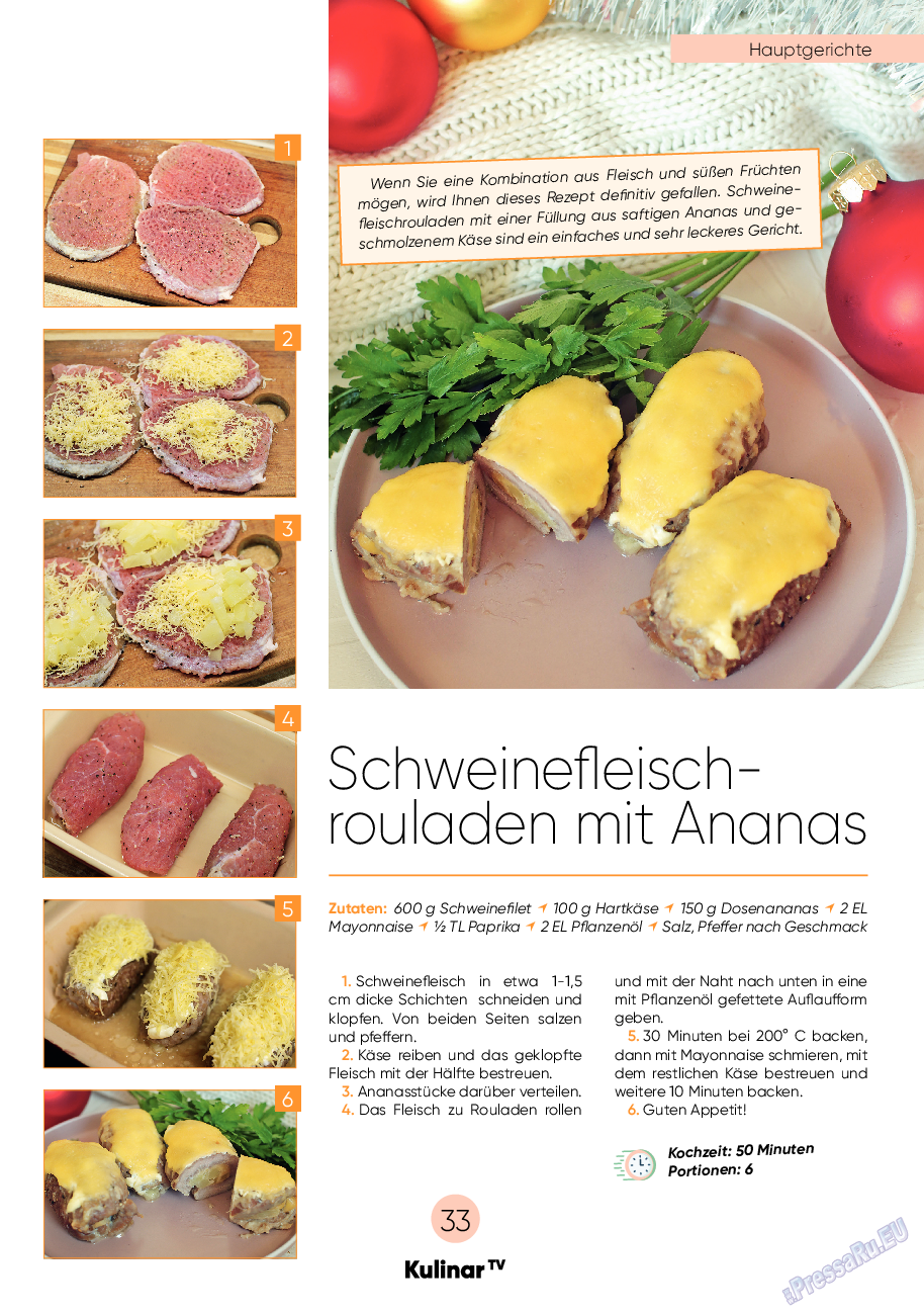 Kulinar TV, журнал. 2022 №12 стр.33
