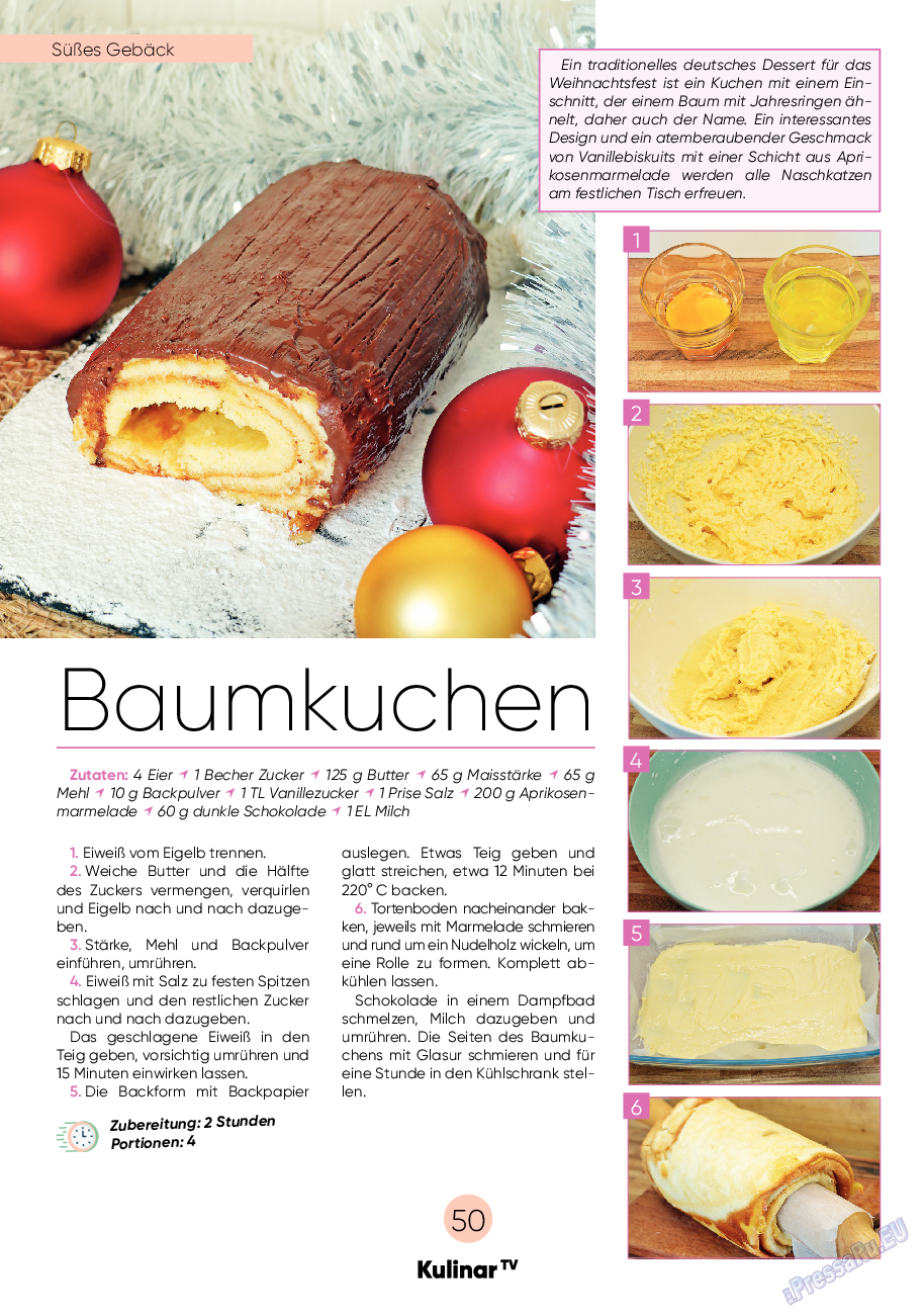 Kulinar TV, журнал. 2022 №12 стр.50